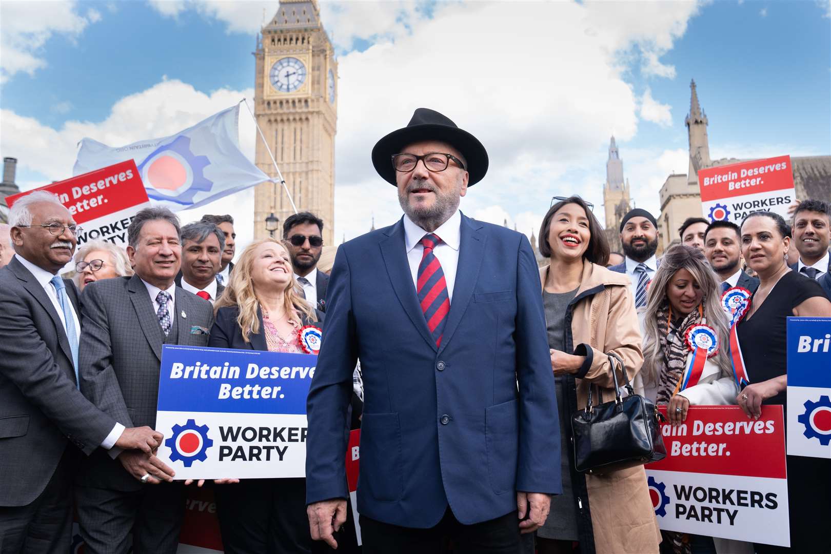 George Galloway has previously represented seats in Glasgow, east London and Bradford (Stefan Rousseau/PA)