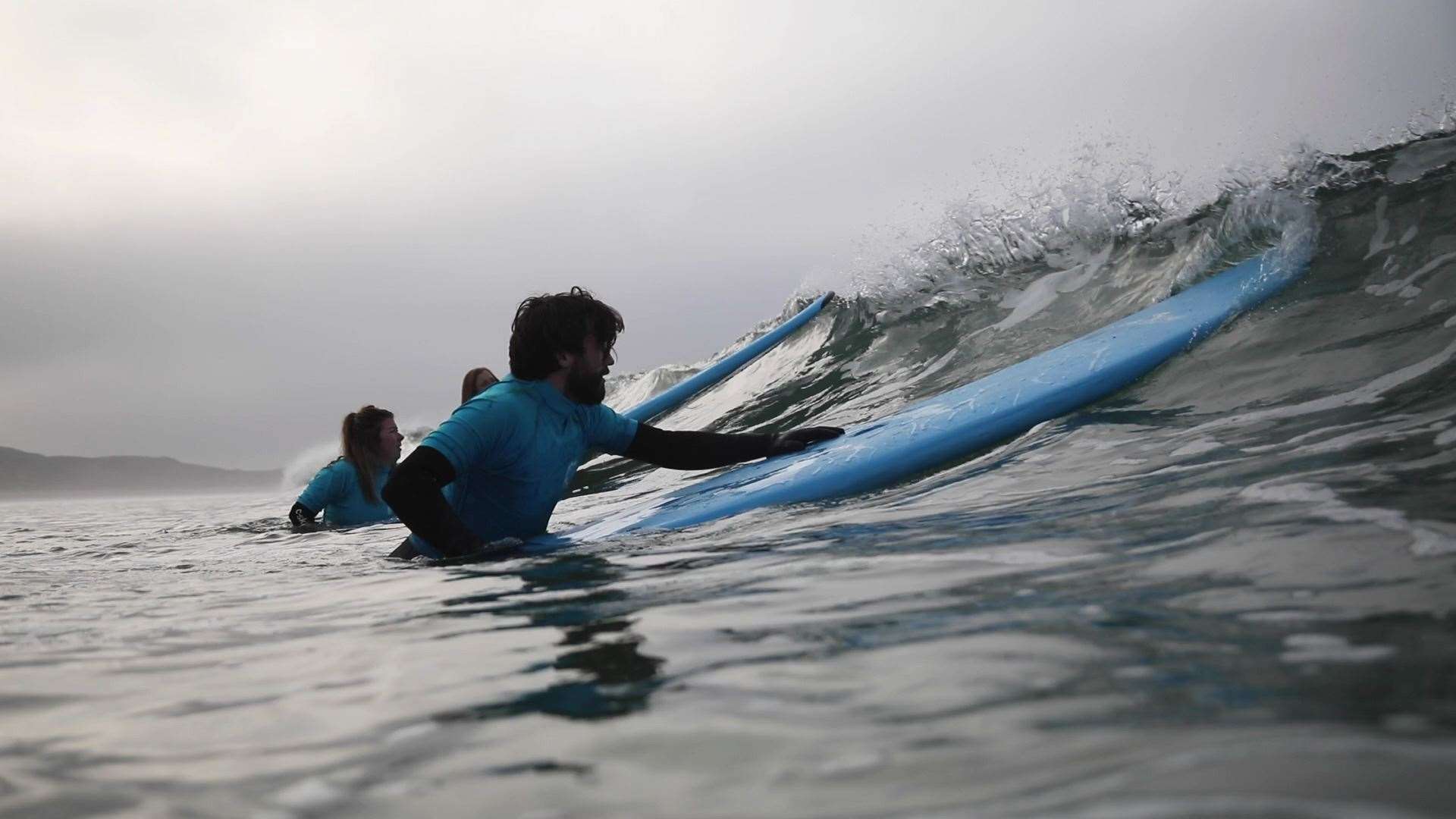 Activities such as surfing with North Coast Watersports at Thurso can help attract people to the region. Picture: Venture North