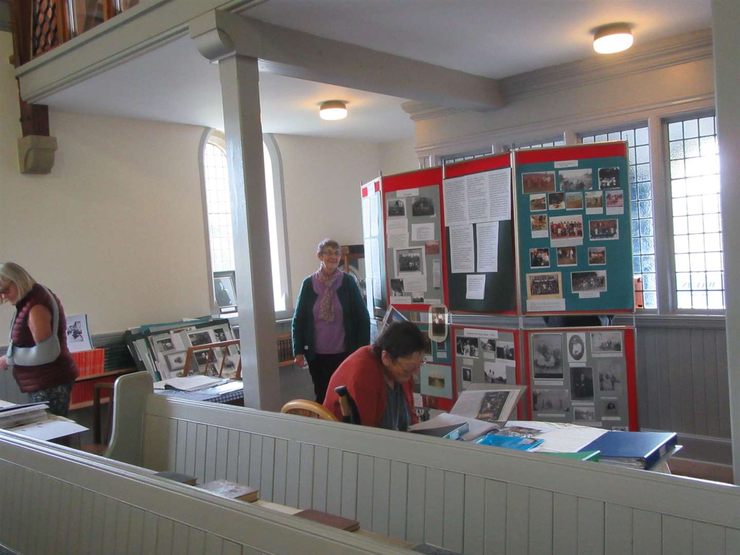 Lily Byron of Rosehall History Group put together the exhibition which contained fascinating information about the effects of the Education Act at the end of the 19th century.