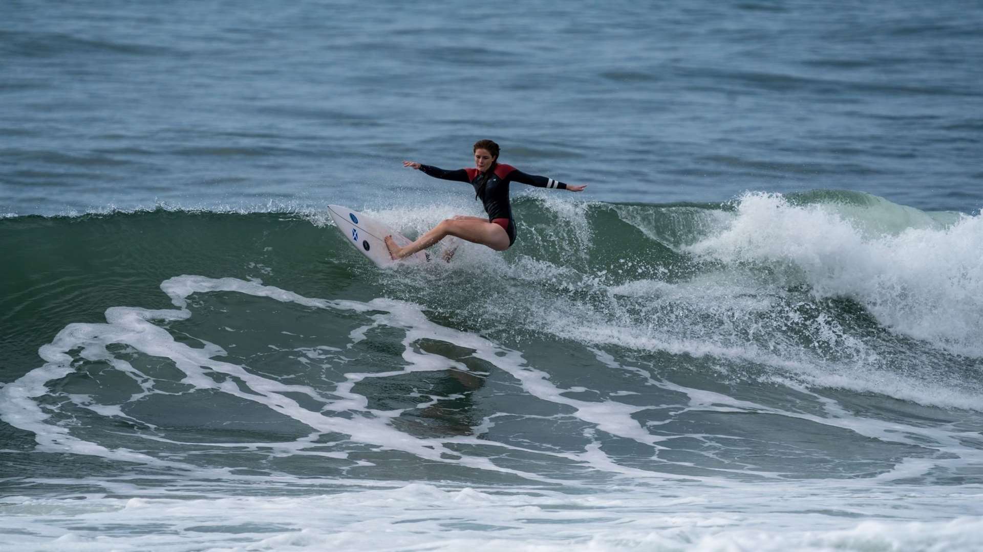 Olivia Mackay in action in Brazil. Picture: Malcolm Anderson
