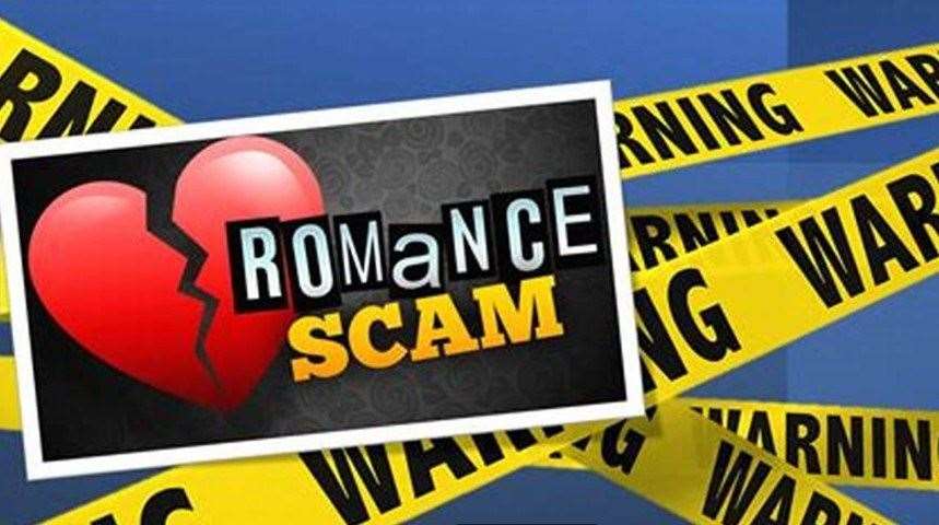 Police have urged people to beware romance scams.