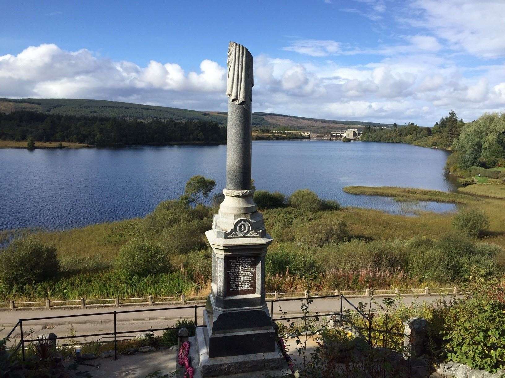 Members of the Lairg community are celebrating the 100th anniversary of the village's war memorial.