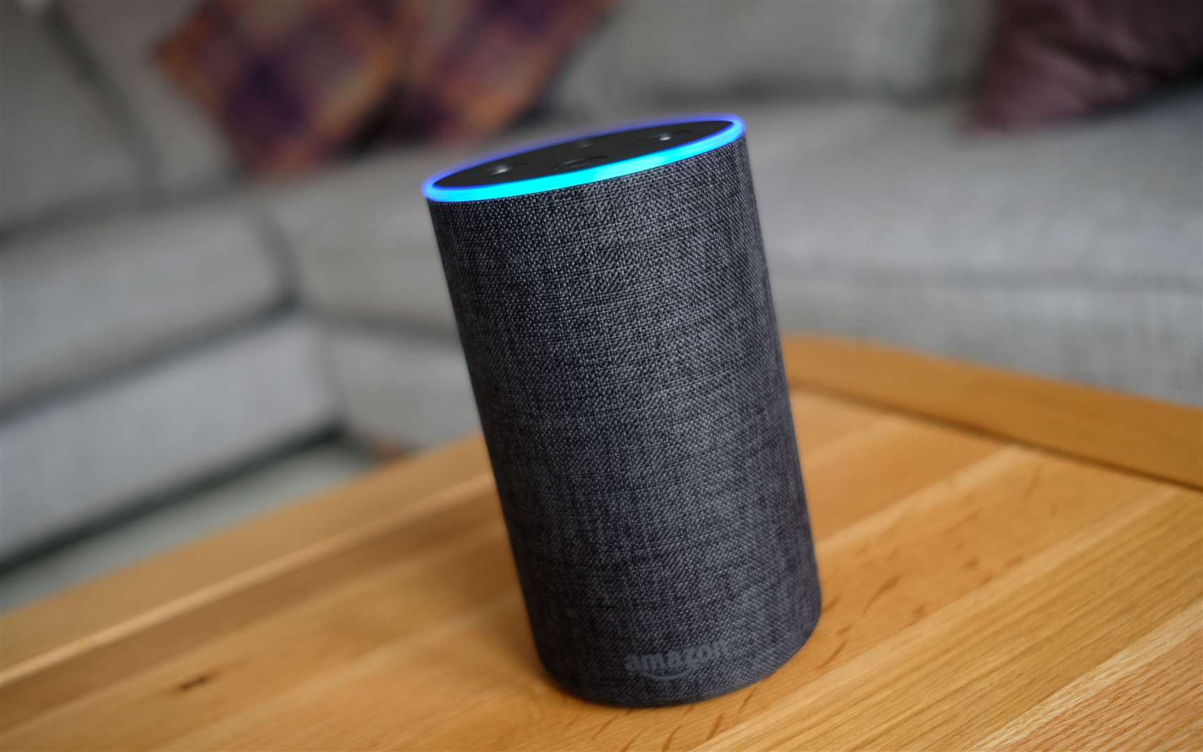 An Amazon Echo smart speaker (PA)