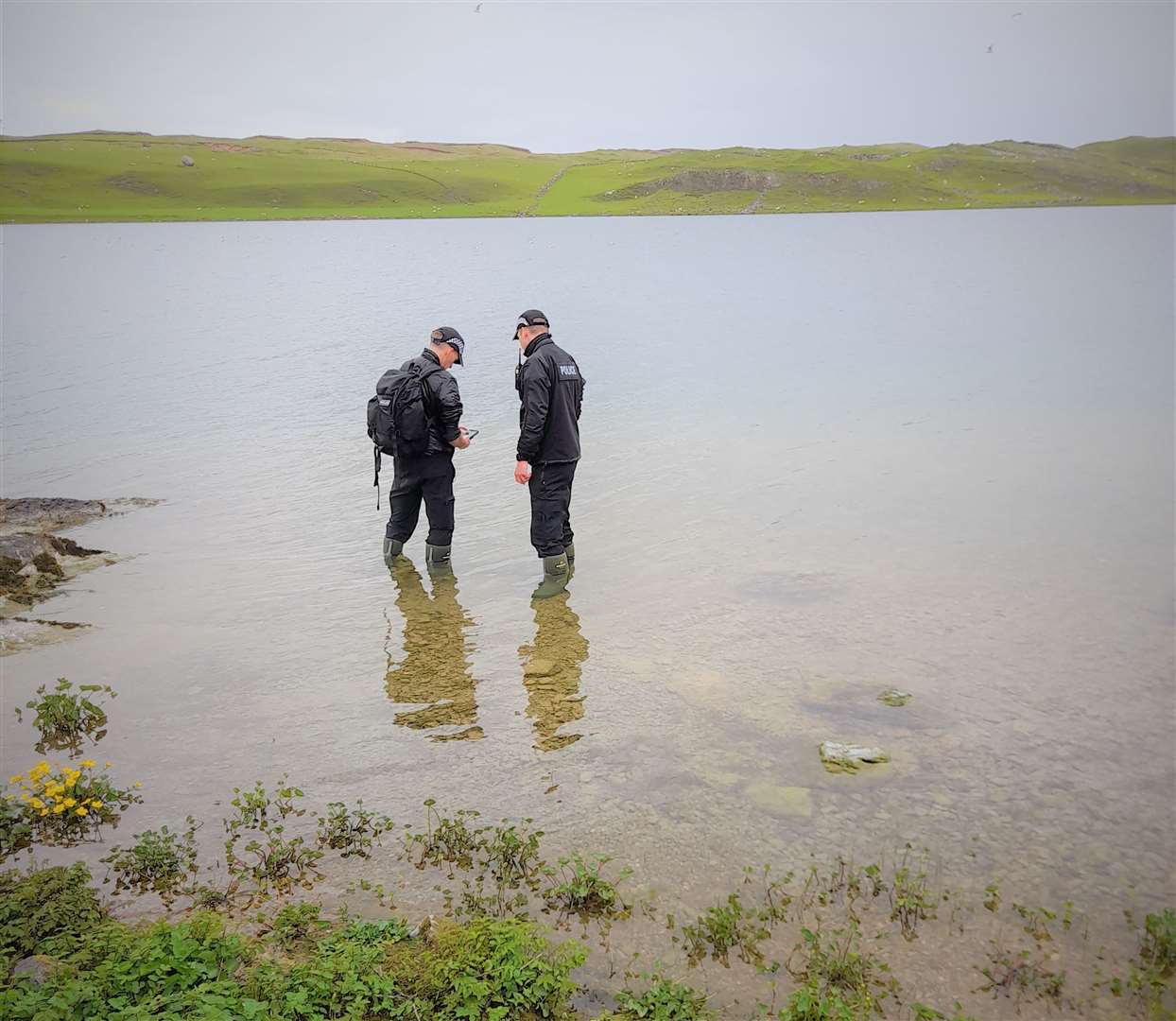 Officers removed the broken eggs from Loch Boralie near the Kyle of Durness.