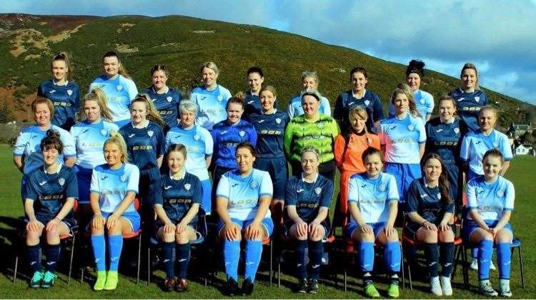 Sutherland squad ready for the new Highlands and Islands League season.