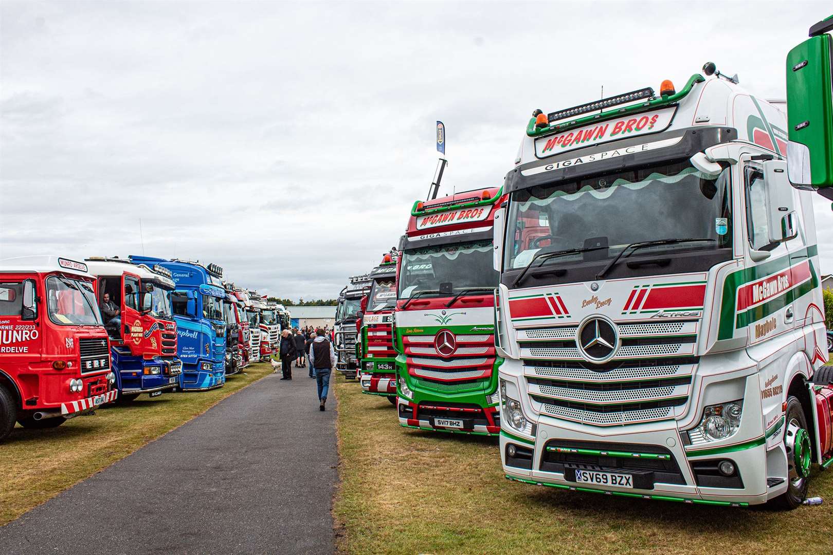 Truckness 2023 took place at the Black Isle showgrounds before a busy crowd. Photo: Niall Harkiss