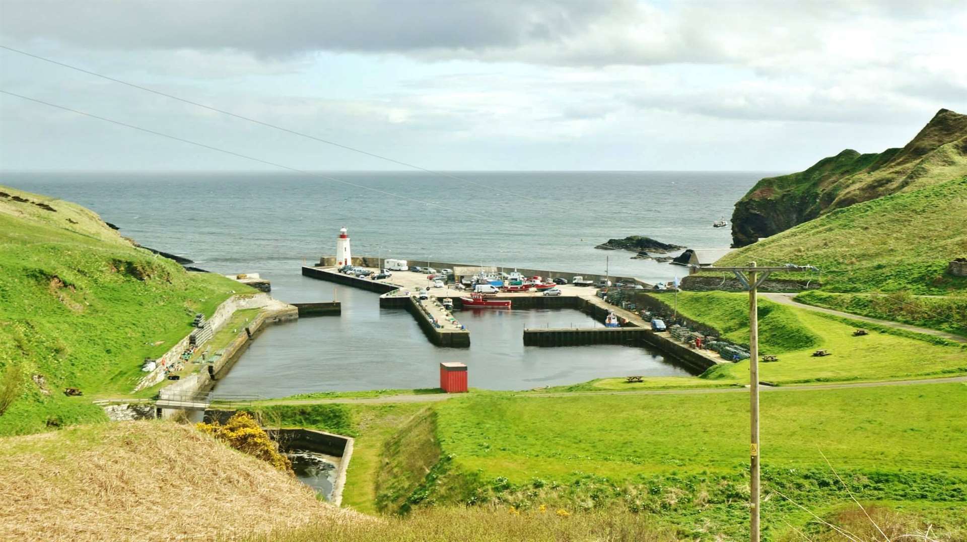 Lybster Harbour was used for a key scene in Netflix drama The Crown. Picture: DGS
