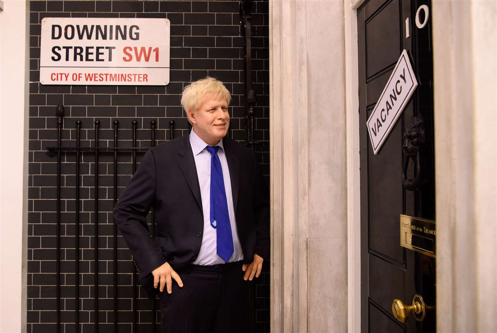 Madame Tussauds in London updated its 10 Downing Street display (Madame Tussauds London/PA)