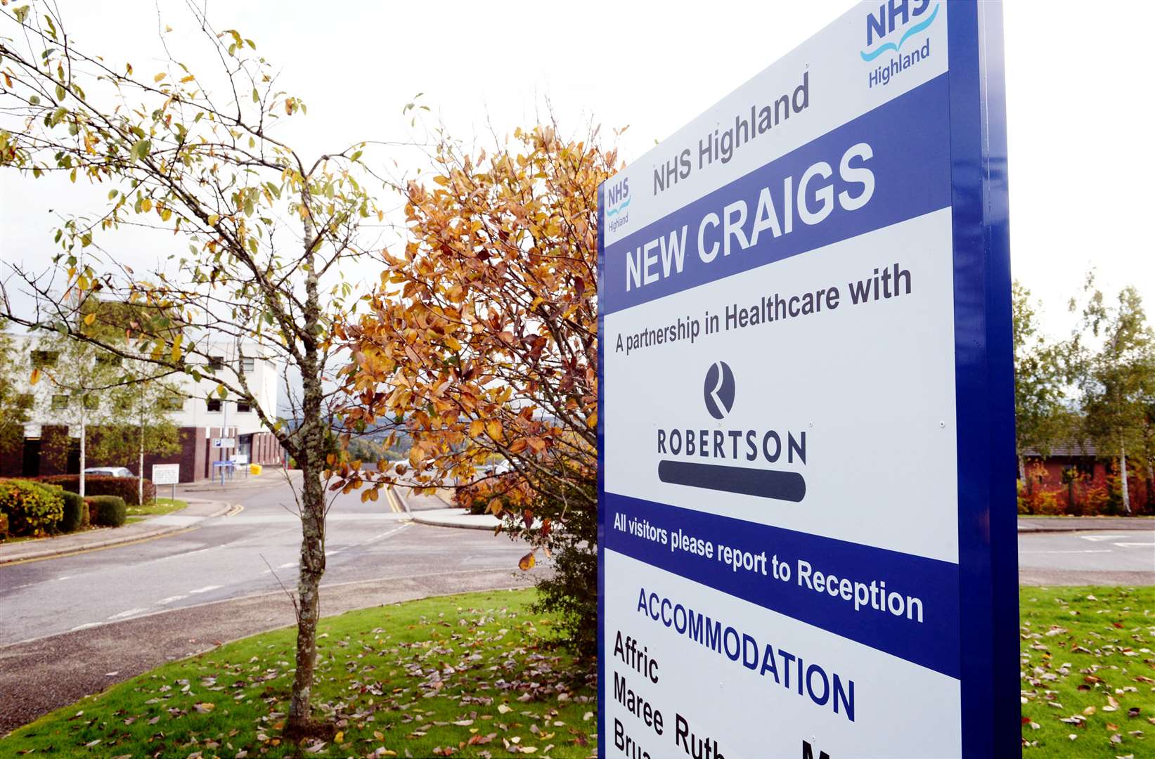 New Craigs hospital in Inverness.