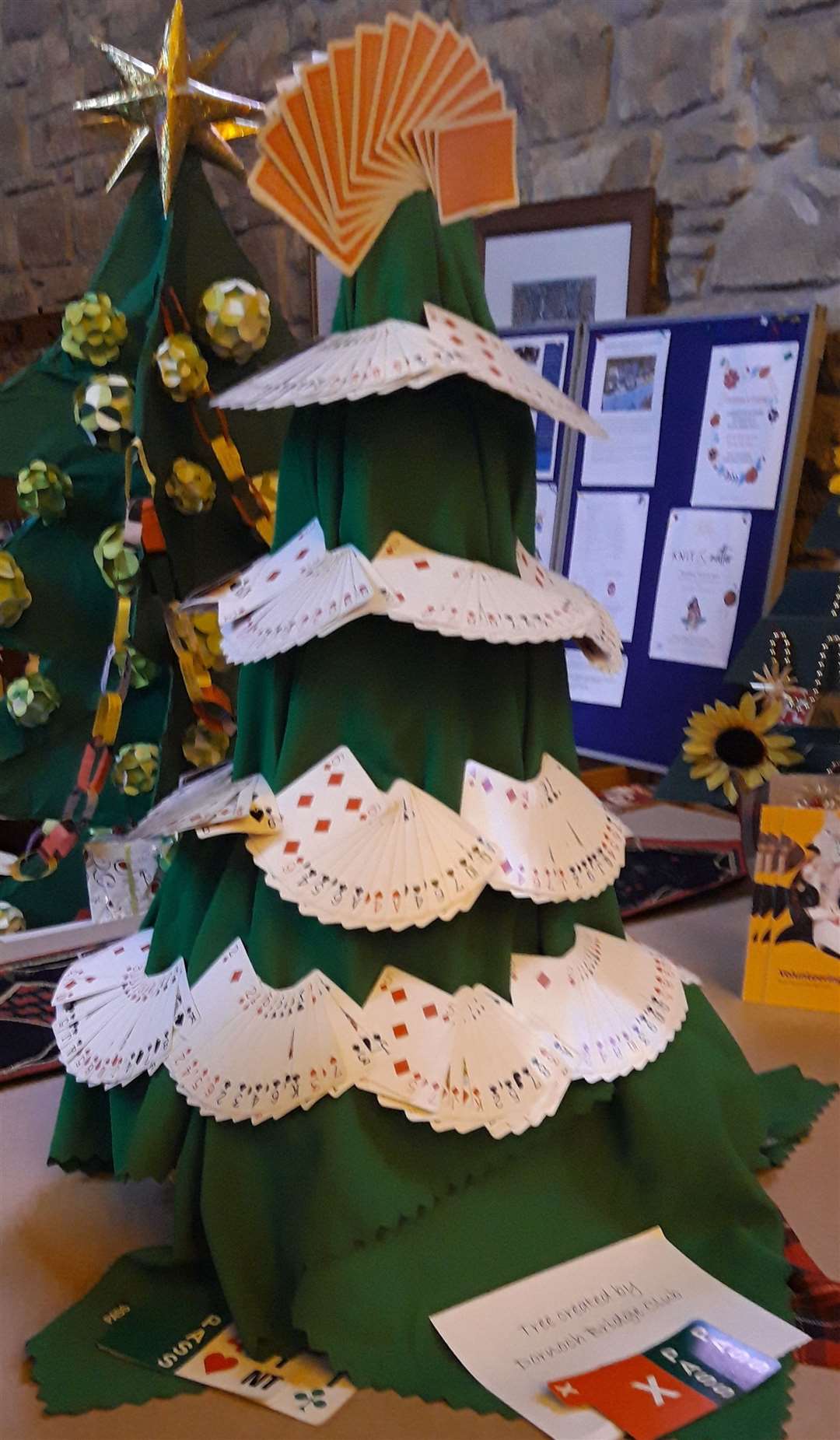 Playing cards feature heavily on the Bridge Club's tree.