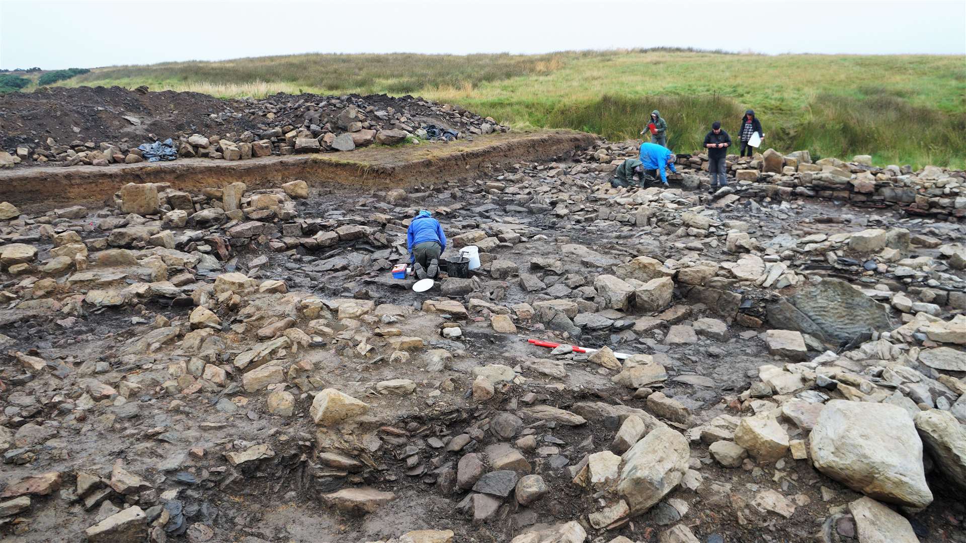 Seven defined structures have been found within the site. Picture: DGS