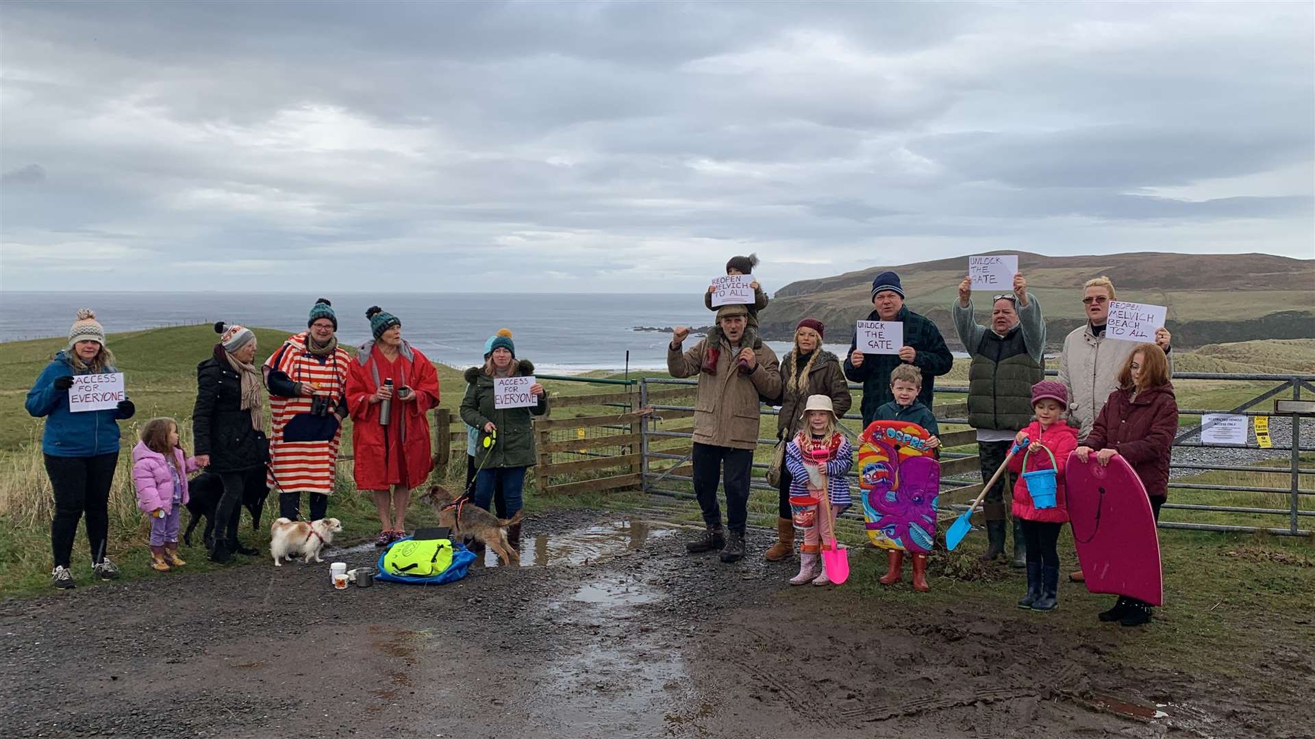 Melvich beach reopening track campaigners
