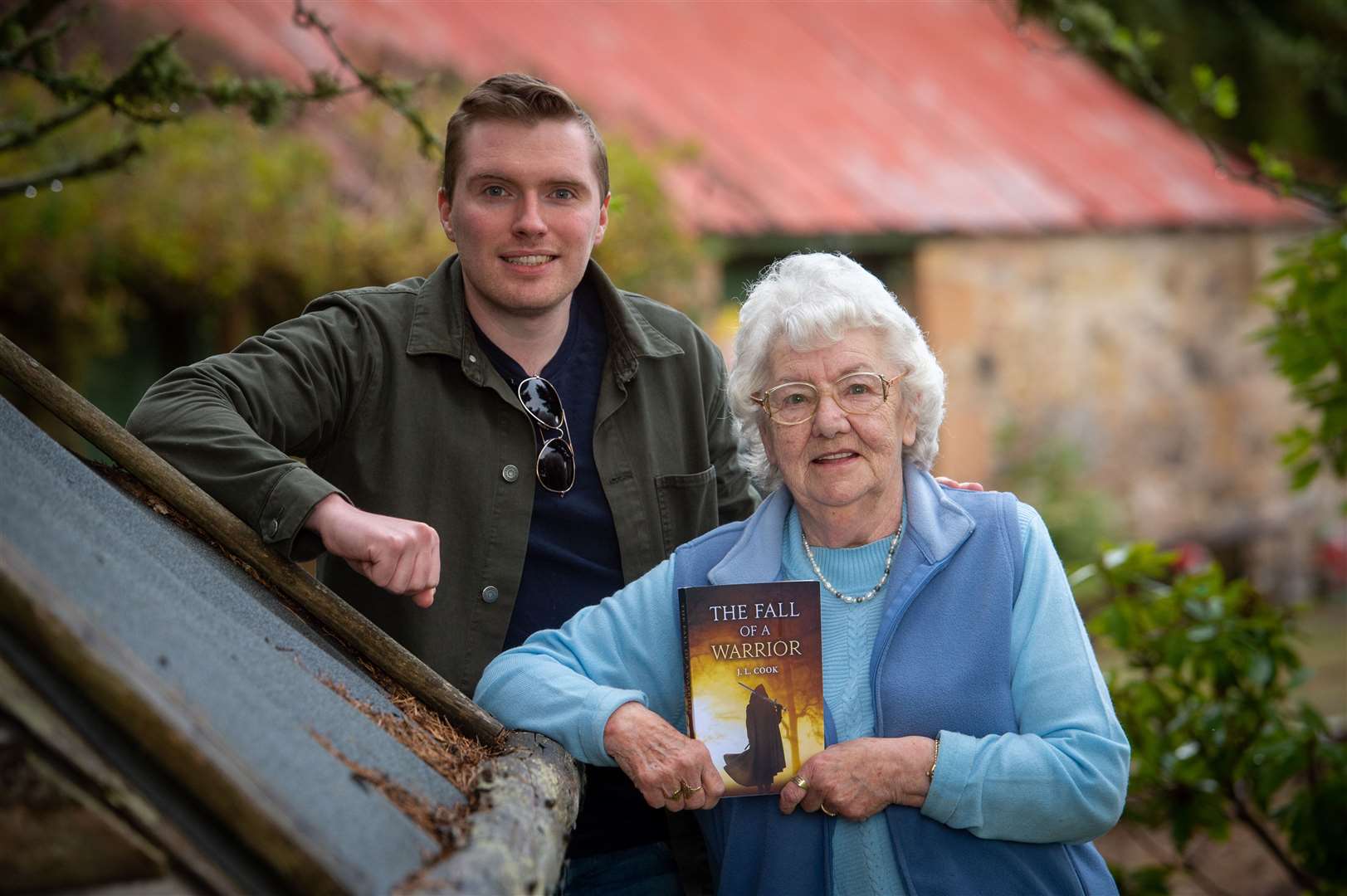 James Cook who has written his first novel, was encouraged by his granny Betty Cook. Picture: Callum Mackay