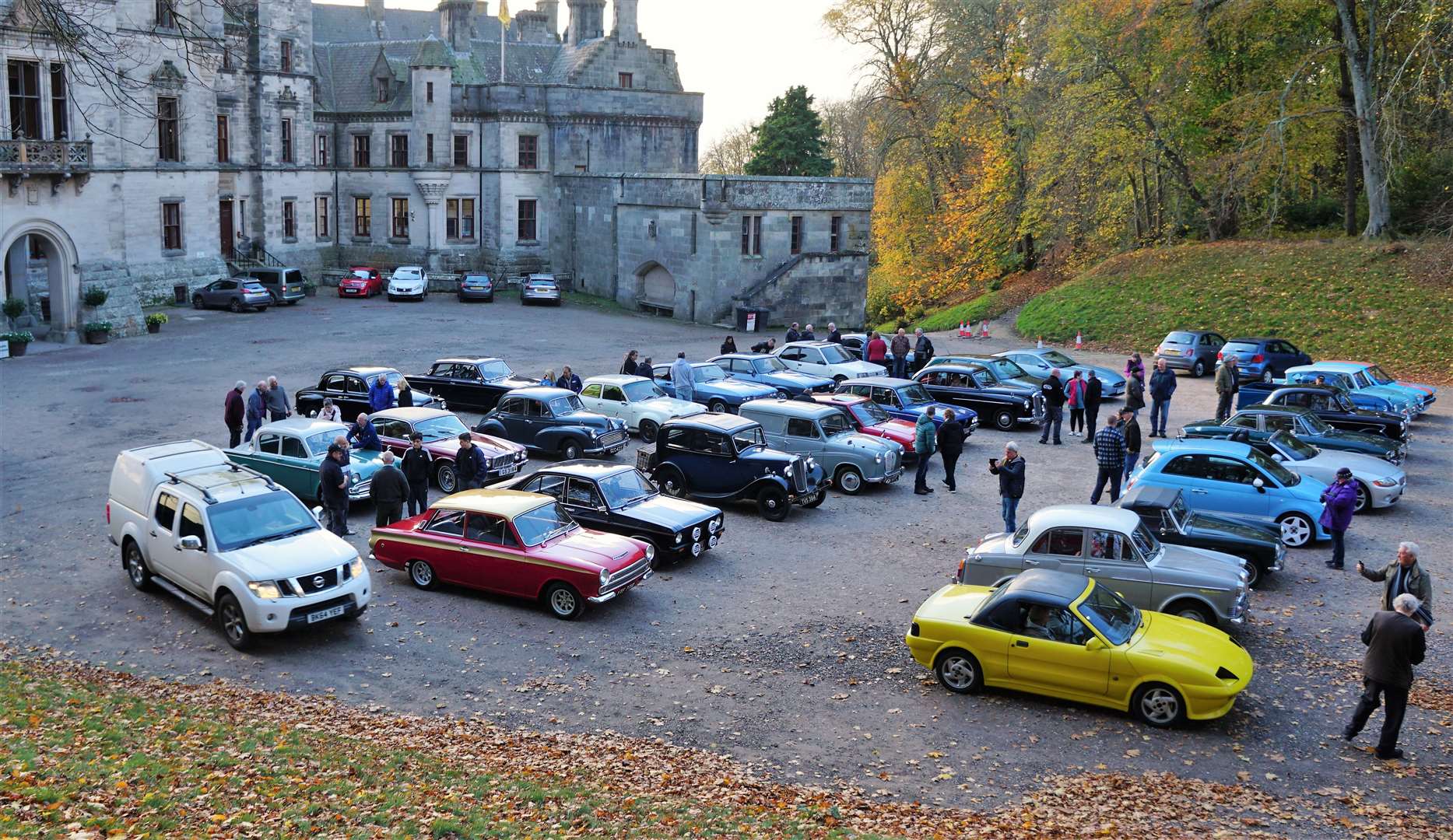 Dunrobin Castle provided a splendid backdrop to the event. Picture: DGS