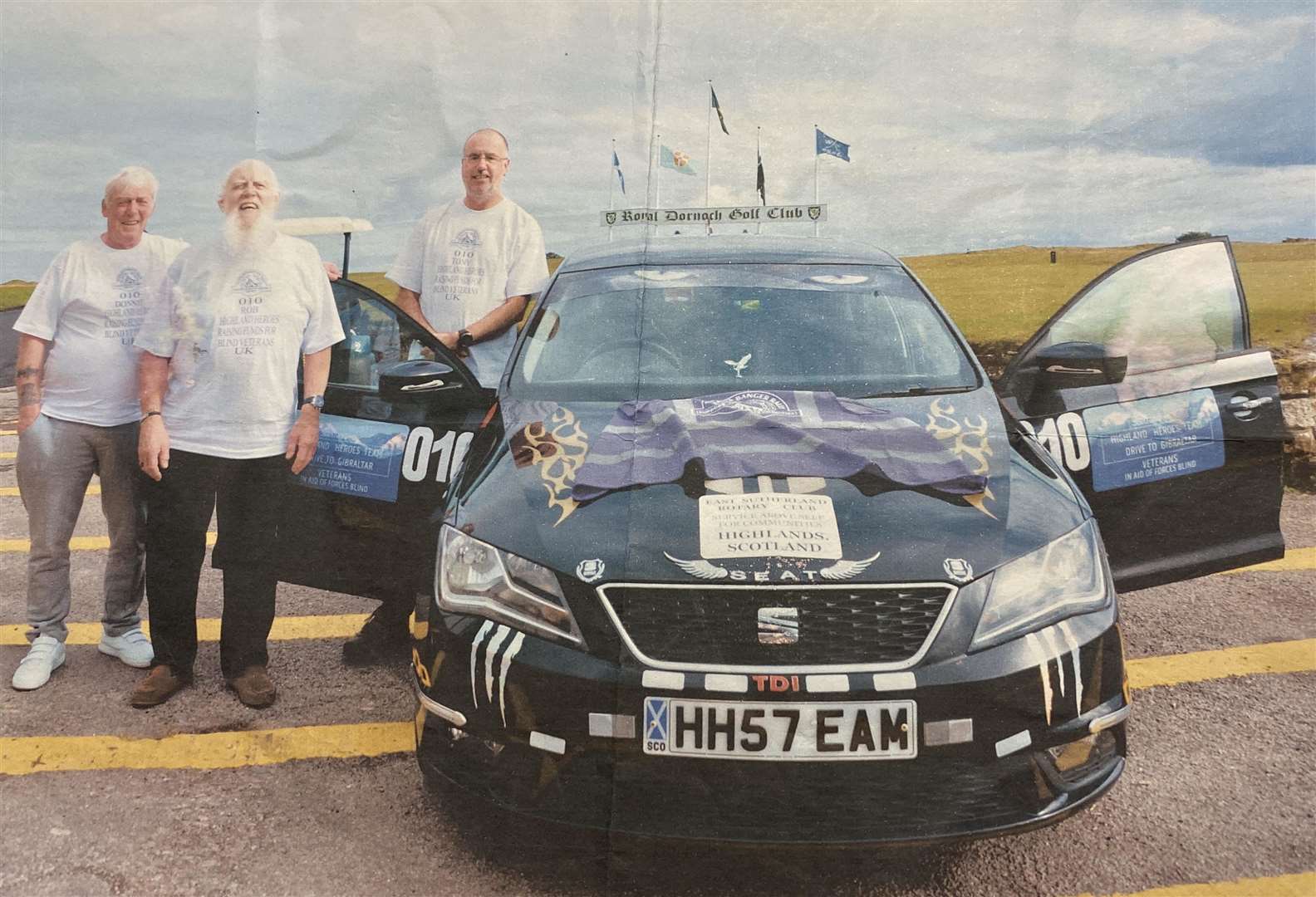 An adventure across Europe beckons for, from left, Donald McNeil, Rob Hope and Tony Gill.