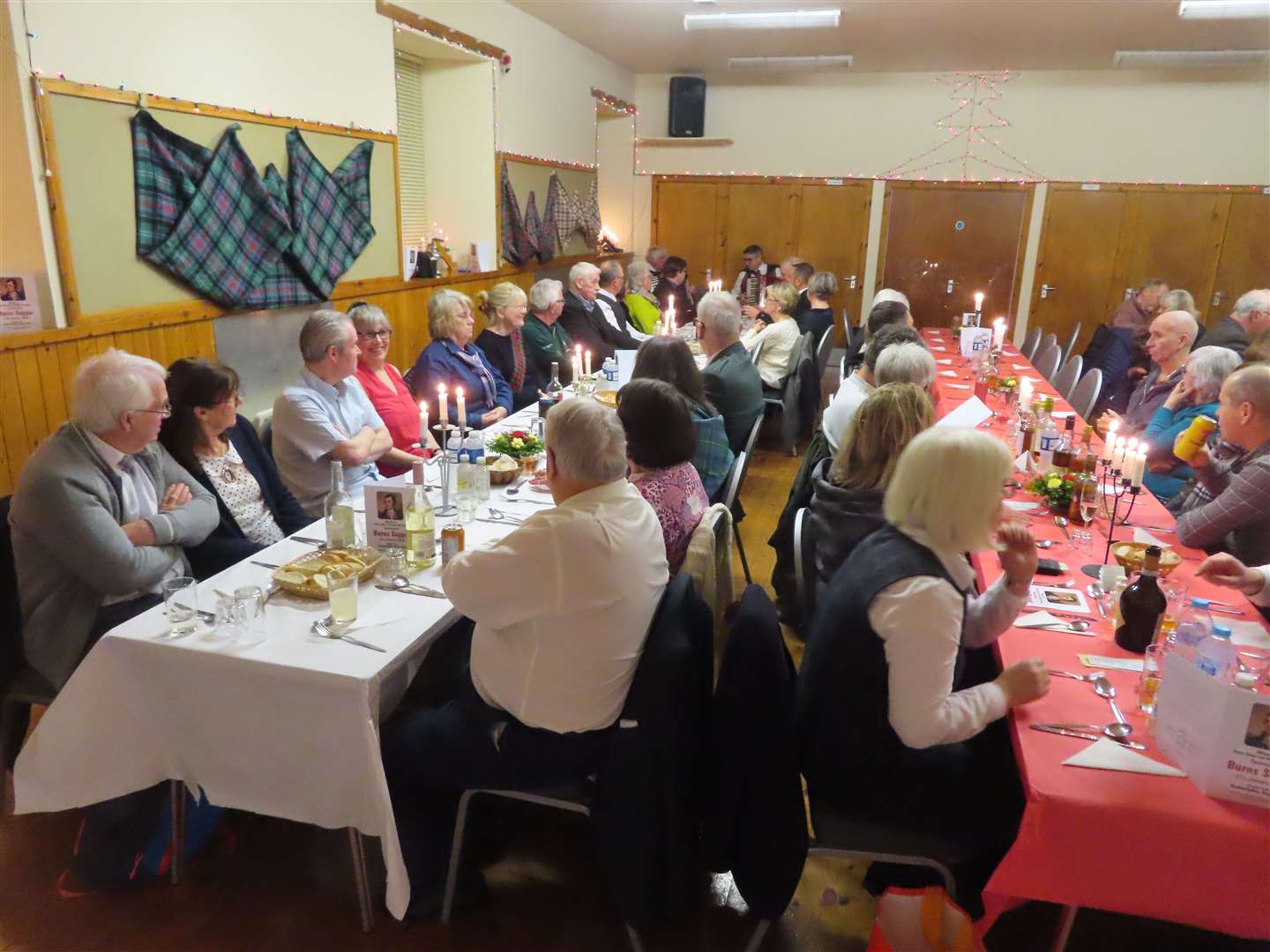 The Burns supper at the Scout and Guide Hall in Brora has been held every year since 1998 apart from the two years during COVID in 2021 or 2022.