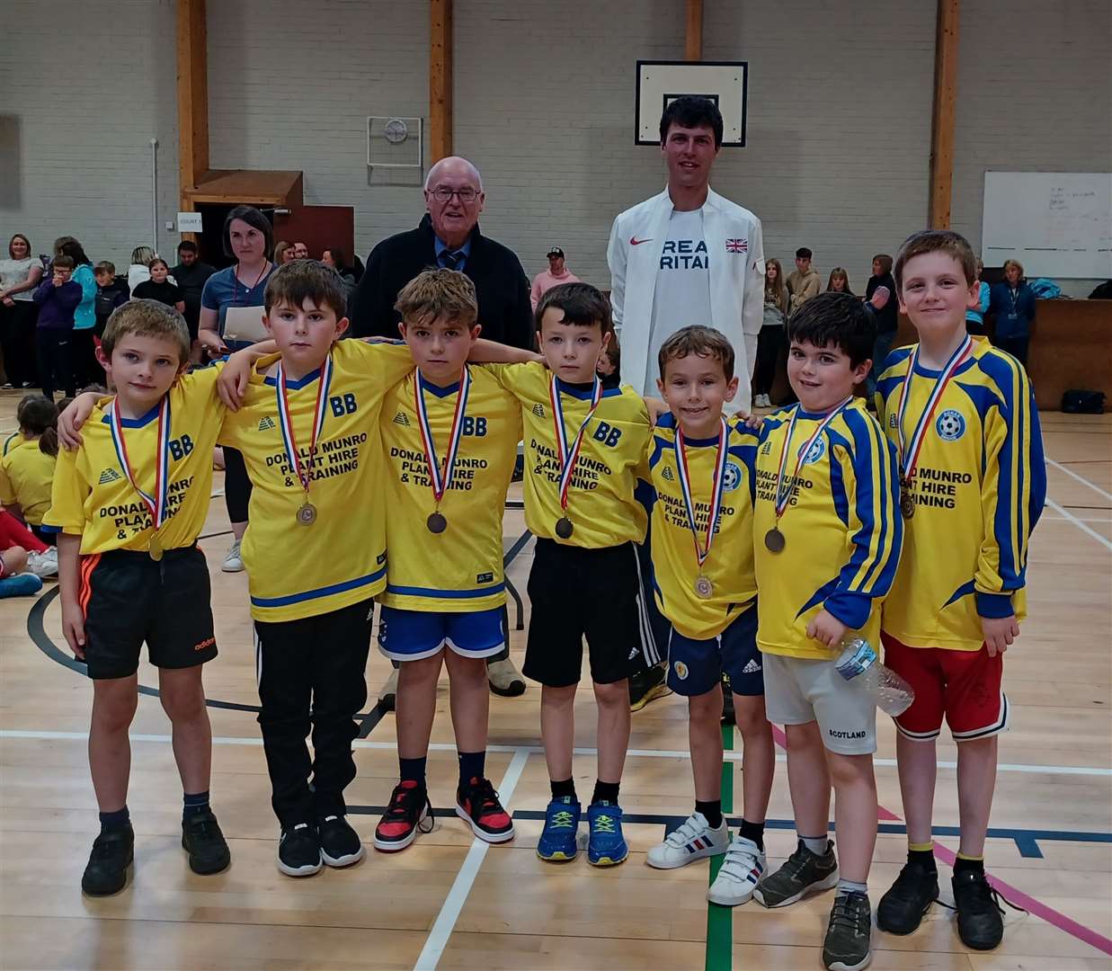 A team from Bonar Bridge were placed second in the boys' Small Schools category.