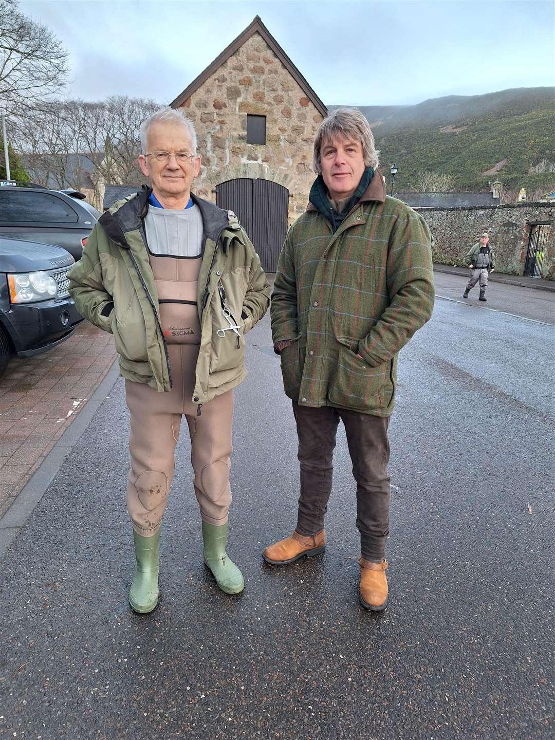 Michael Donnachie, left, from Dingwall, and Jonathan Massey, Langholm, Dumfries and Galloway.