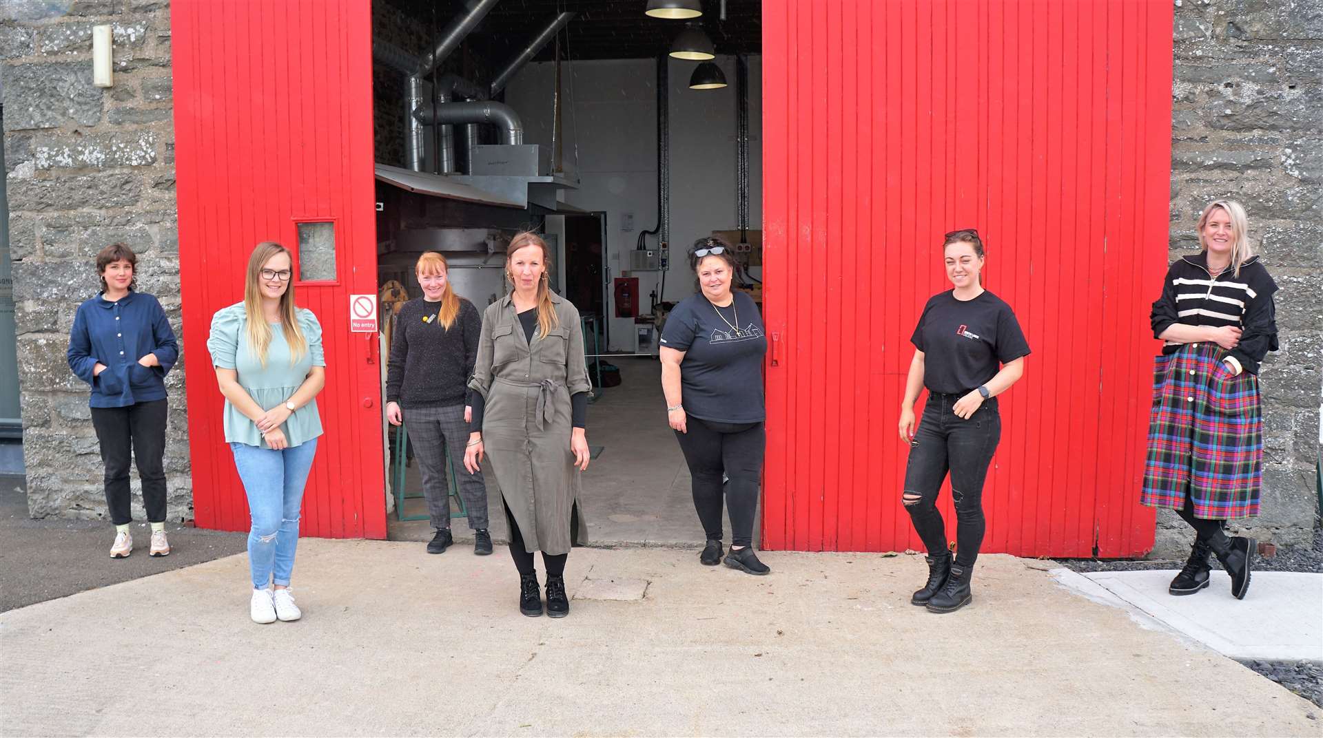 North Lands Creative staff celebrated the studio's 25th anniversary at an event in 2021. Then director Karen Phillips talked about a £300K funding boost after the pandemic that would help secure the future of the arts studio and 'help protect jobs'. Picture: DGS