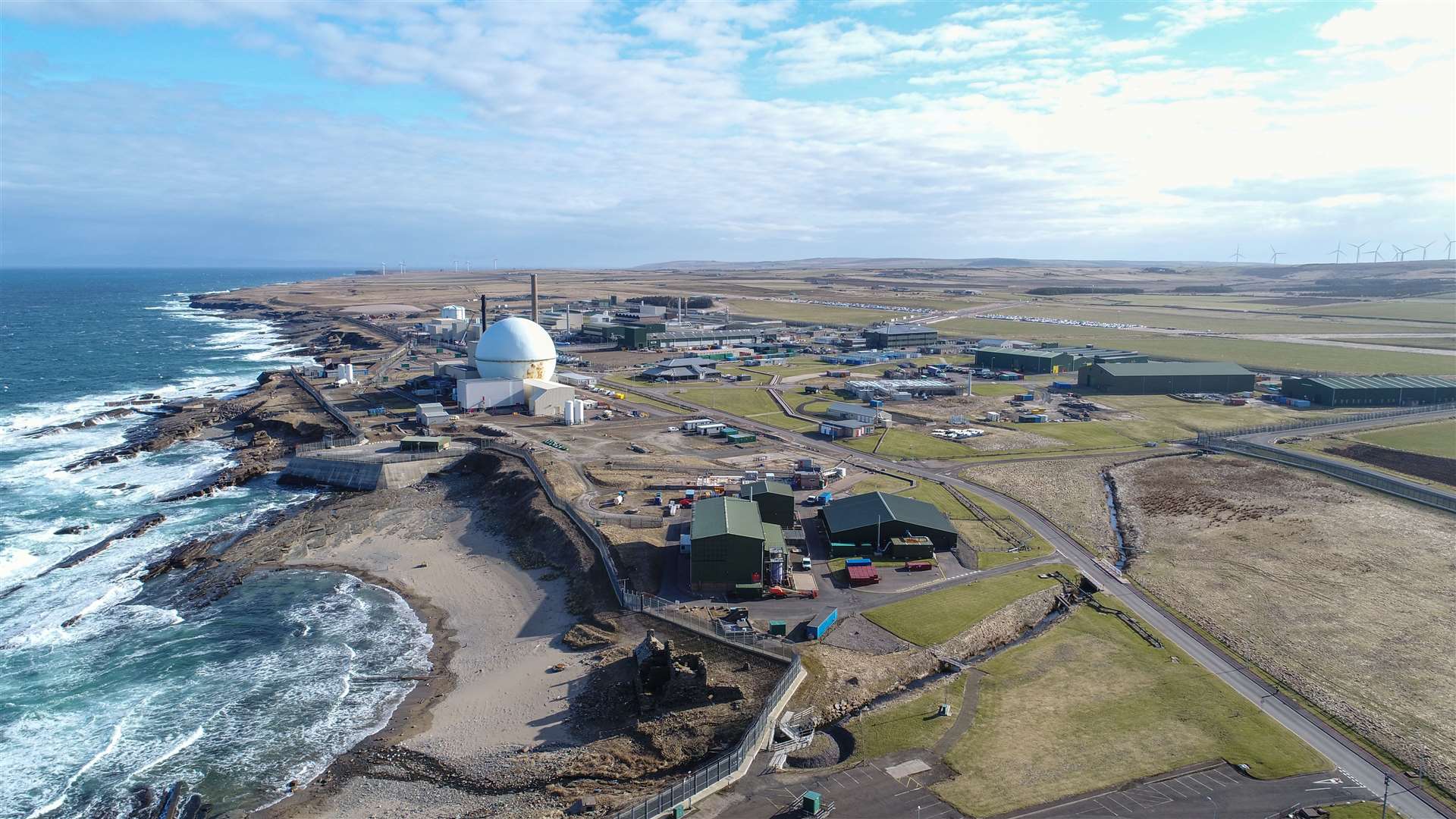 A view of Dounreay from March 2018. Picture: Dounreay (a division of Magnox) and NDA