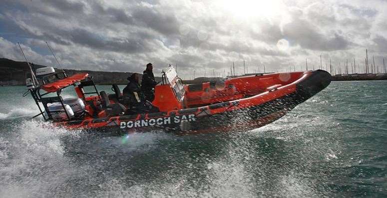 The East Sutherland Rescue Association was instructed by the Coastguard. Picture: ESRA