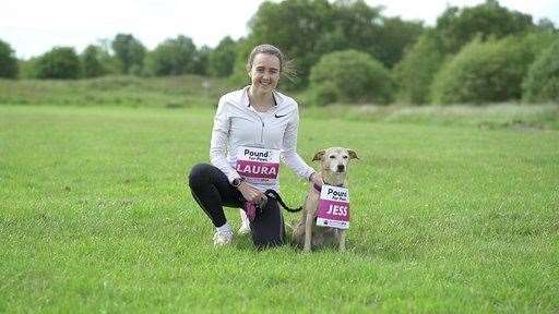 Olympian Laura Muir. Picture courtesy of Scottish SPCA