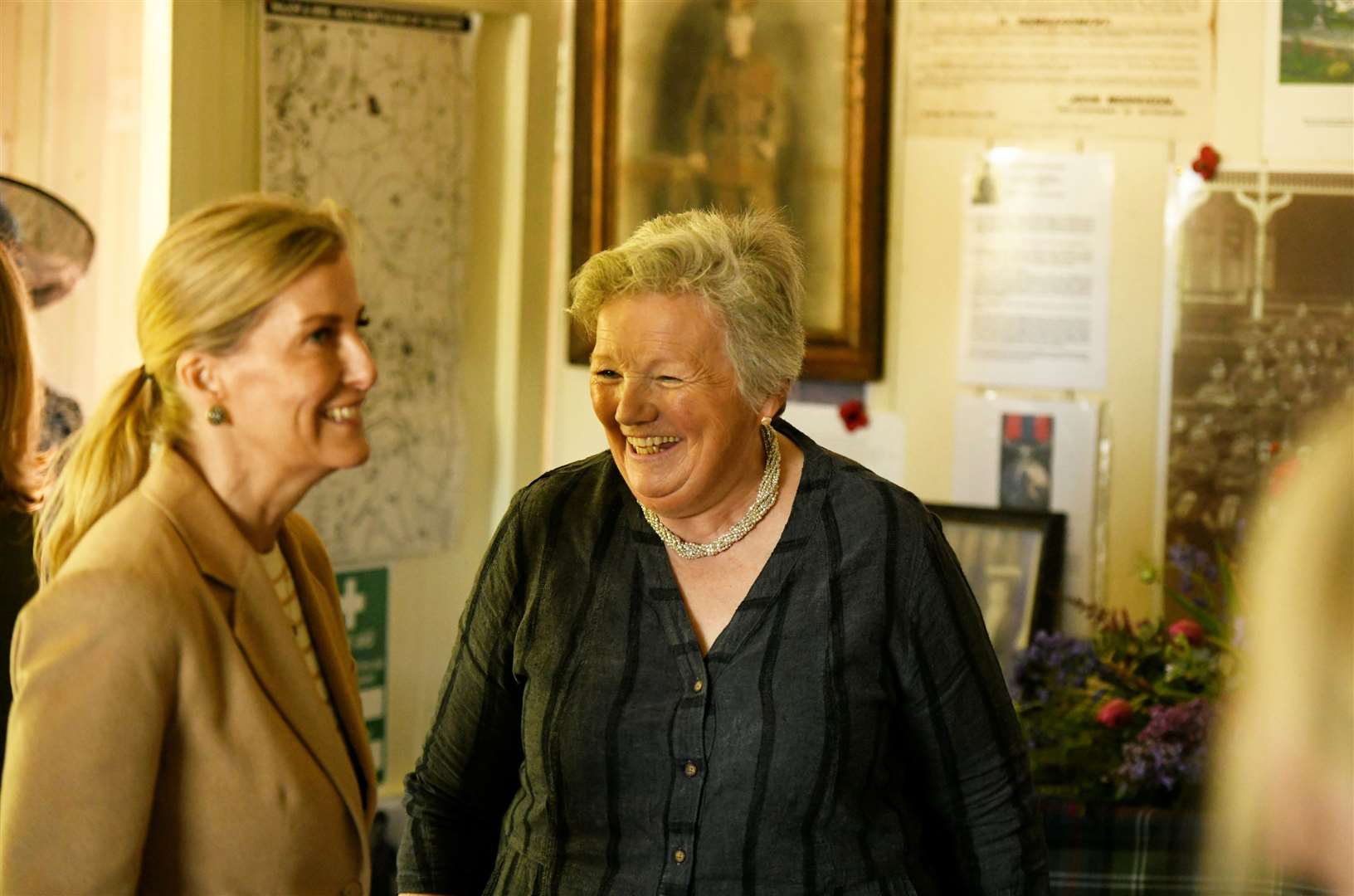 The Duchess of Edinburgh meets Amanda Hoare. Picture: James Mackenzie