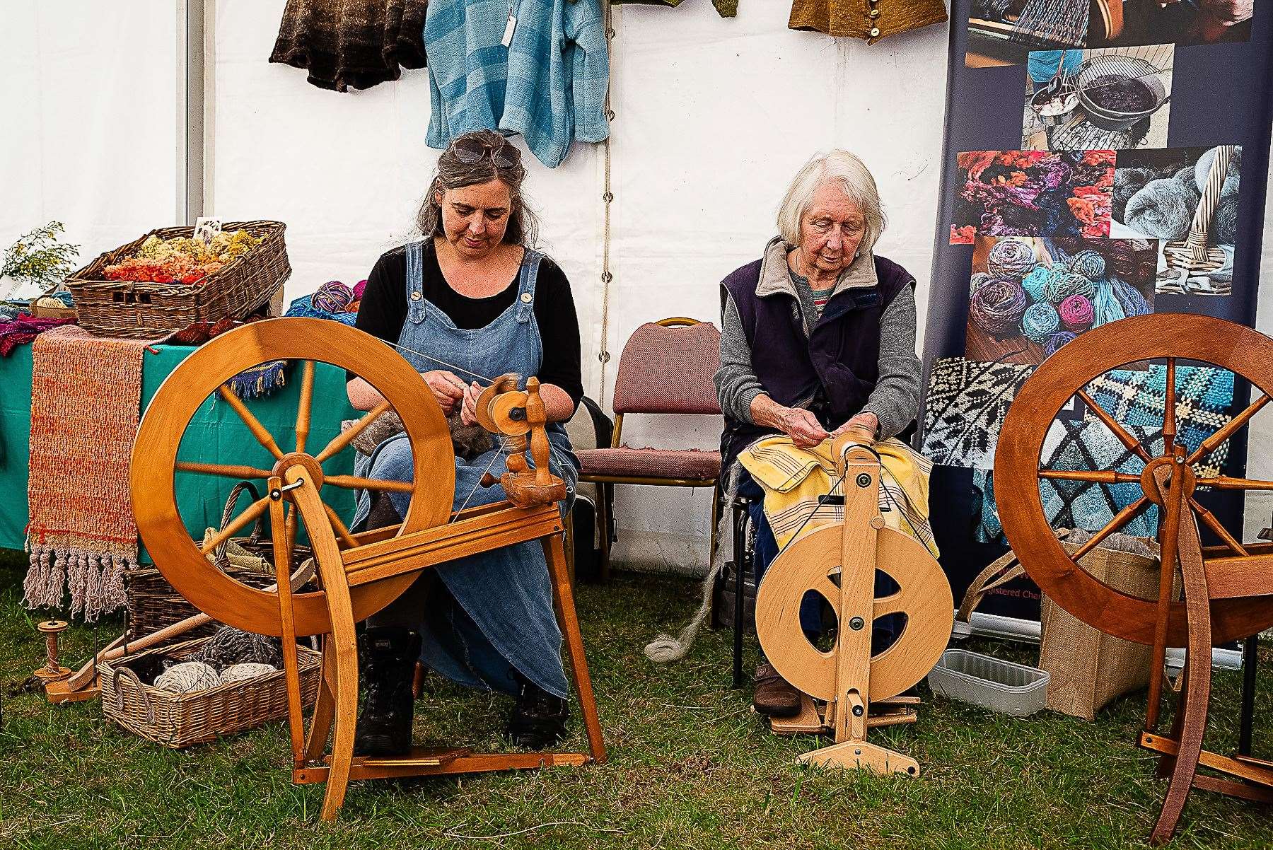 Highland Guild of Spinners, Weavers and Dyers. Photo: East Sutherland Camera Club