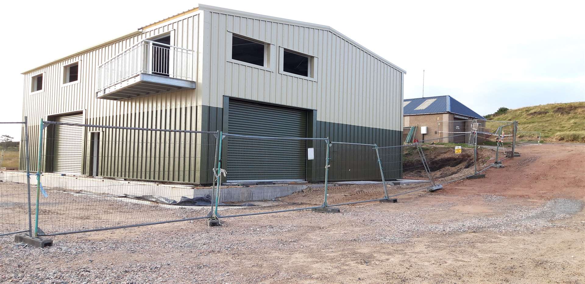 A new rescue centre is under construction next to the old boat shed.