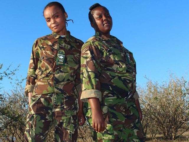 The Black Mambas serve as role models in their communities.