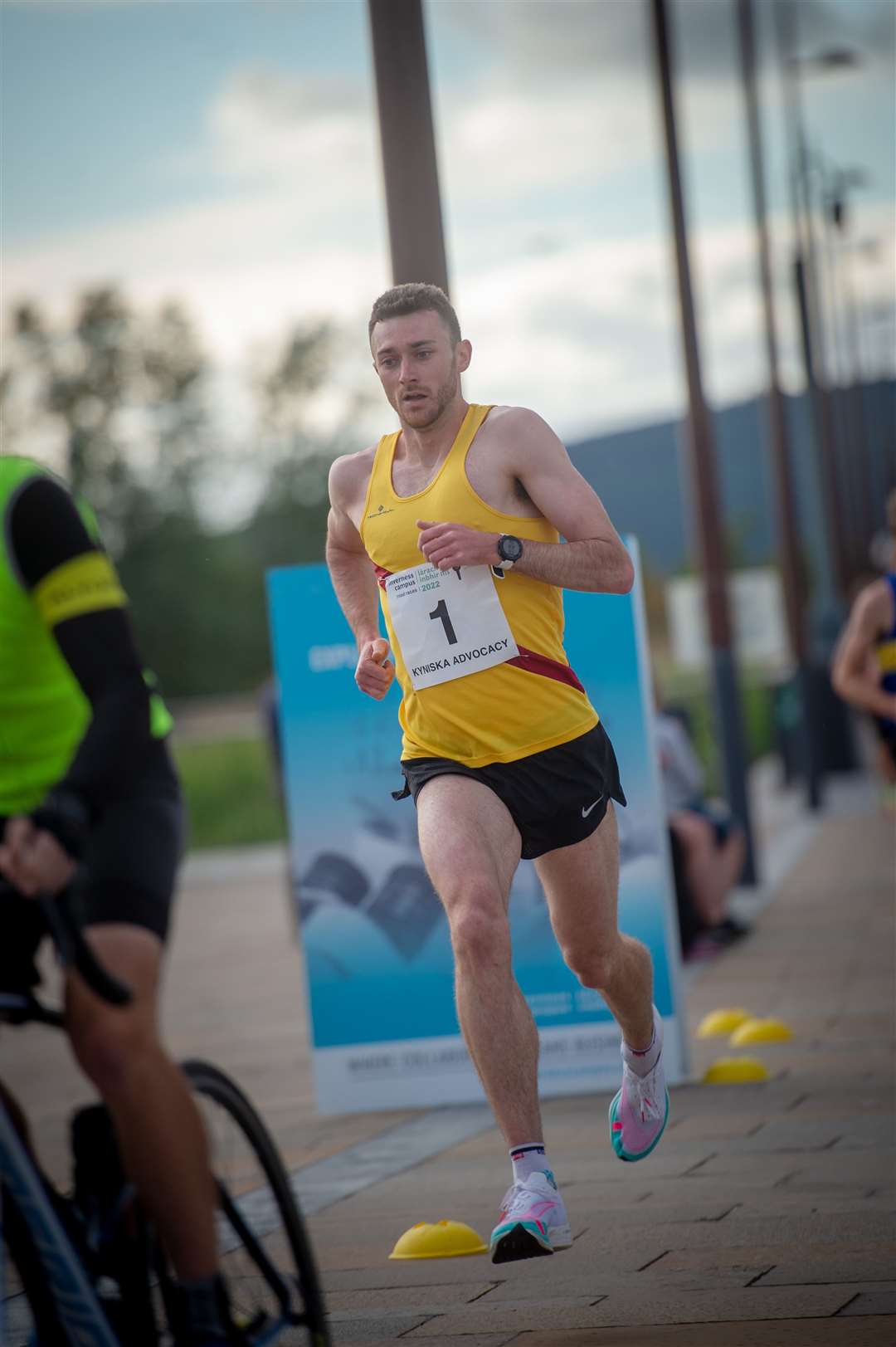 Sean Chalmers plans to battle through the pain to compete in tomorrow's River Ness 10k. Picture: Callum Mackay
