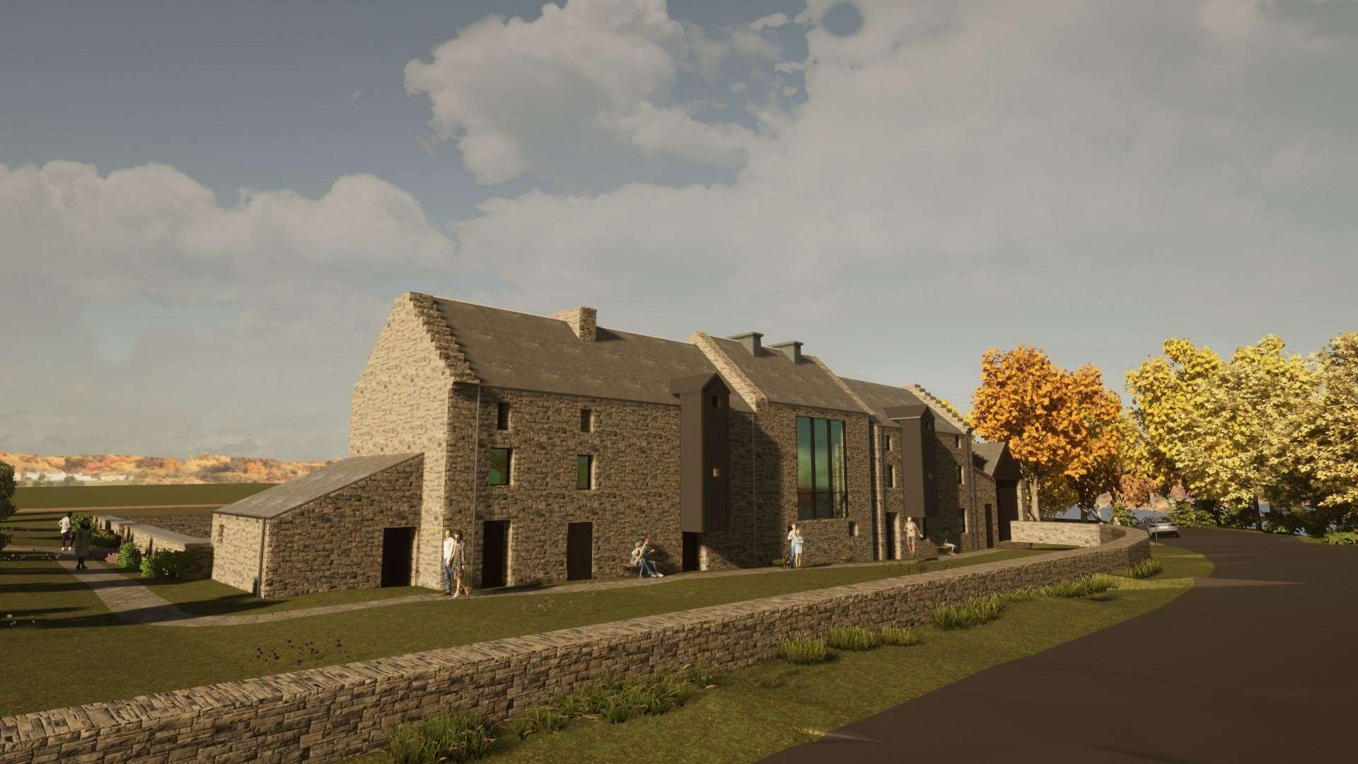 The proposals for Castletown Mill could see a £4 million investment and create 12 jobs. Image: Dunnet Bay Distillers / Organic Architects