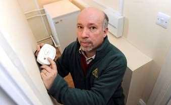 Check for working smoke alarms and carbon monoxide alarms for homes that use solid fuels.