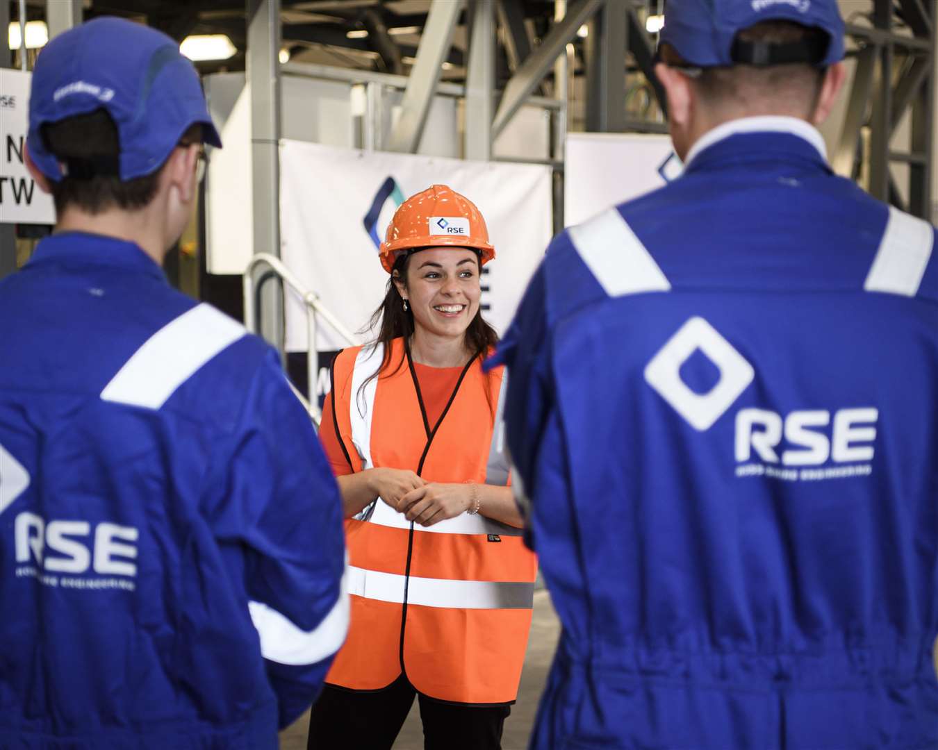 Scottish Government minister Kate Forbes on a visit to RSE in Muir-of-Ord.