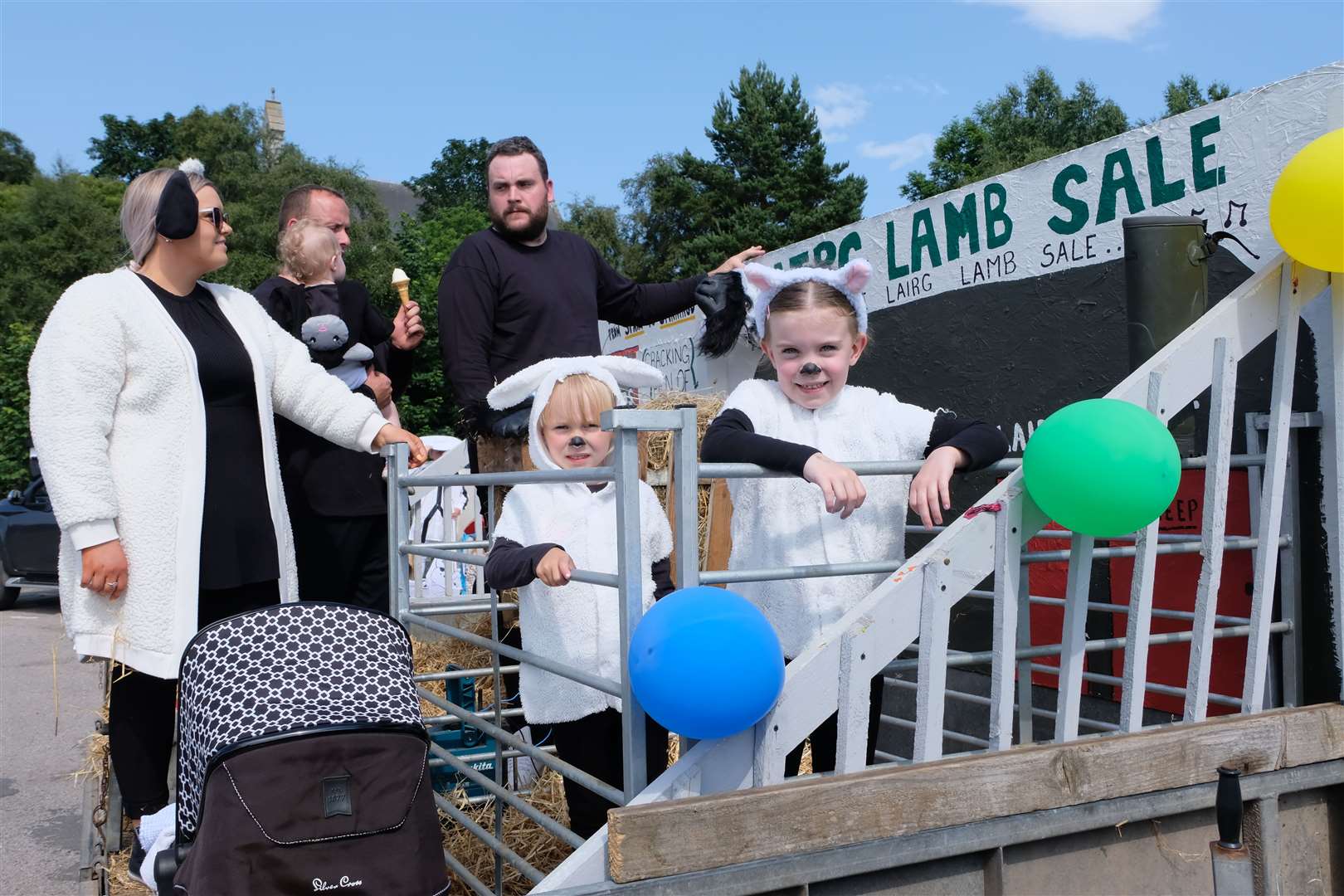 It wouldn't be Lairg Gala without a reference to a lamb sale. Don't these little ones looks sweet.