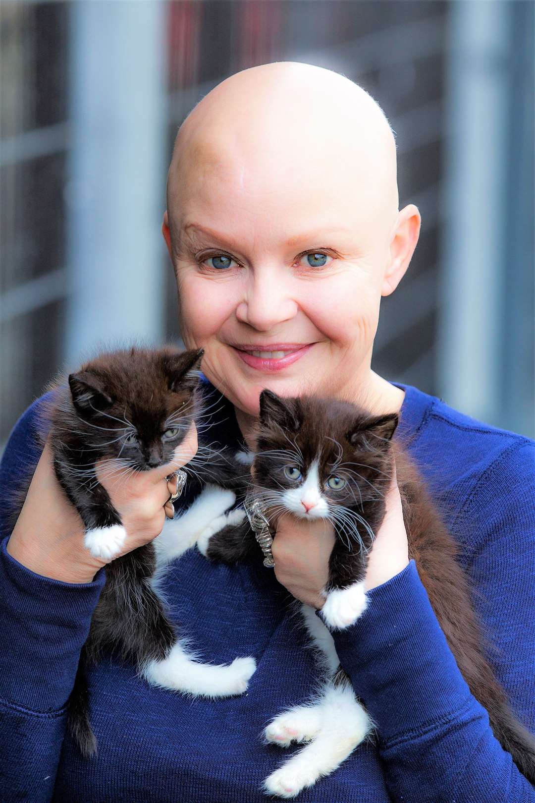 Gail Porter is supporting the animal charity. Picture: Peter Devlin