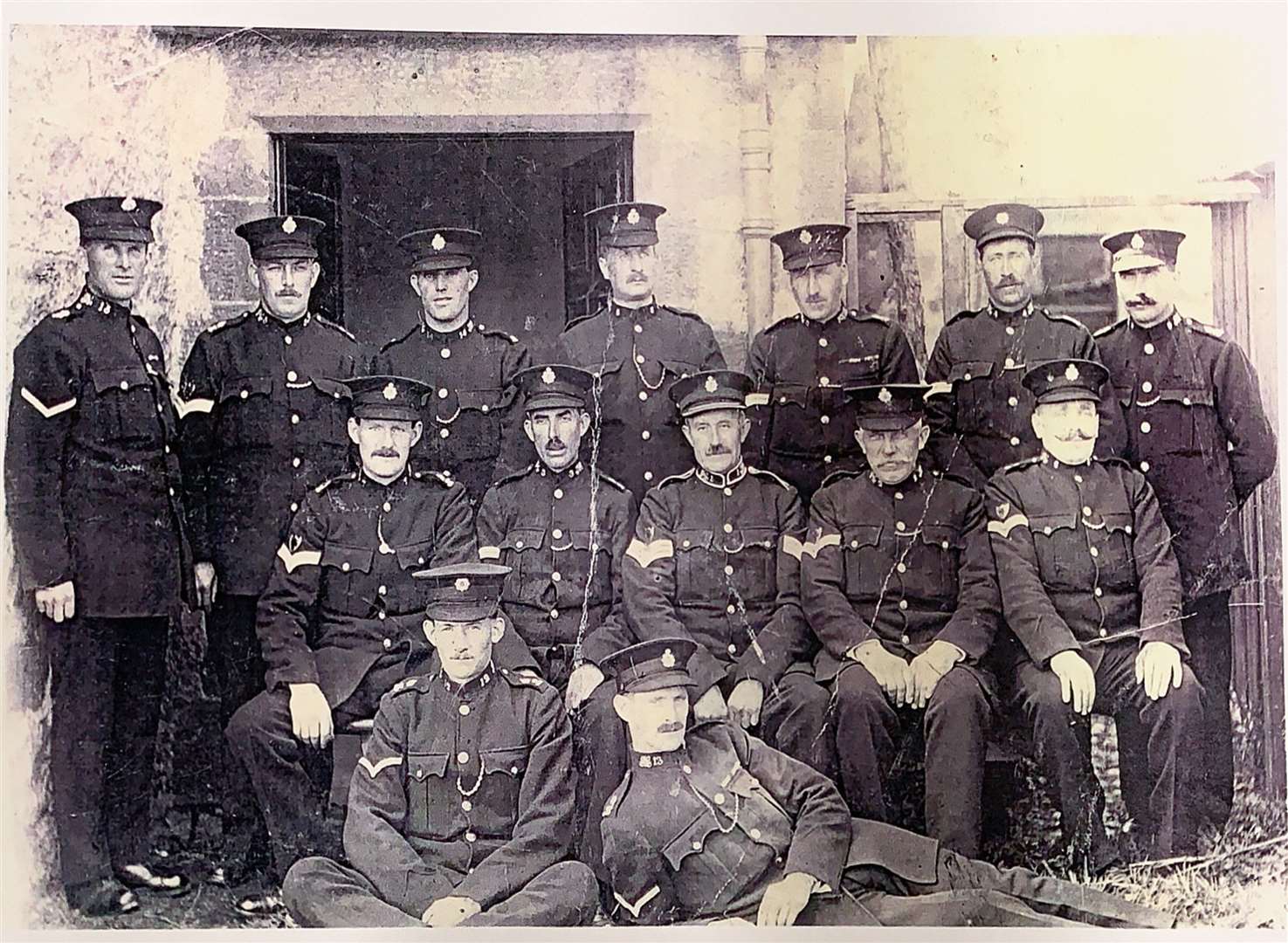 Members of Sutherland Constabulary in a picture dated c1906-10.