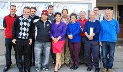 Prizewinners at Golspie Golf Club’s Celebrity Golf Day 2014 qualifier.