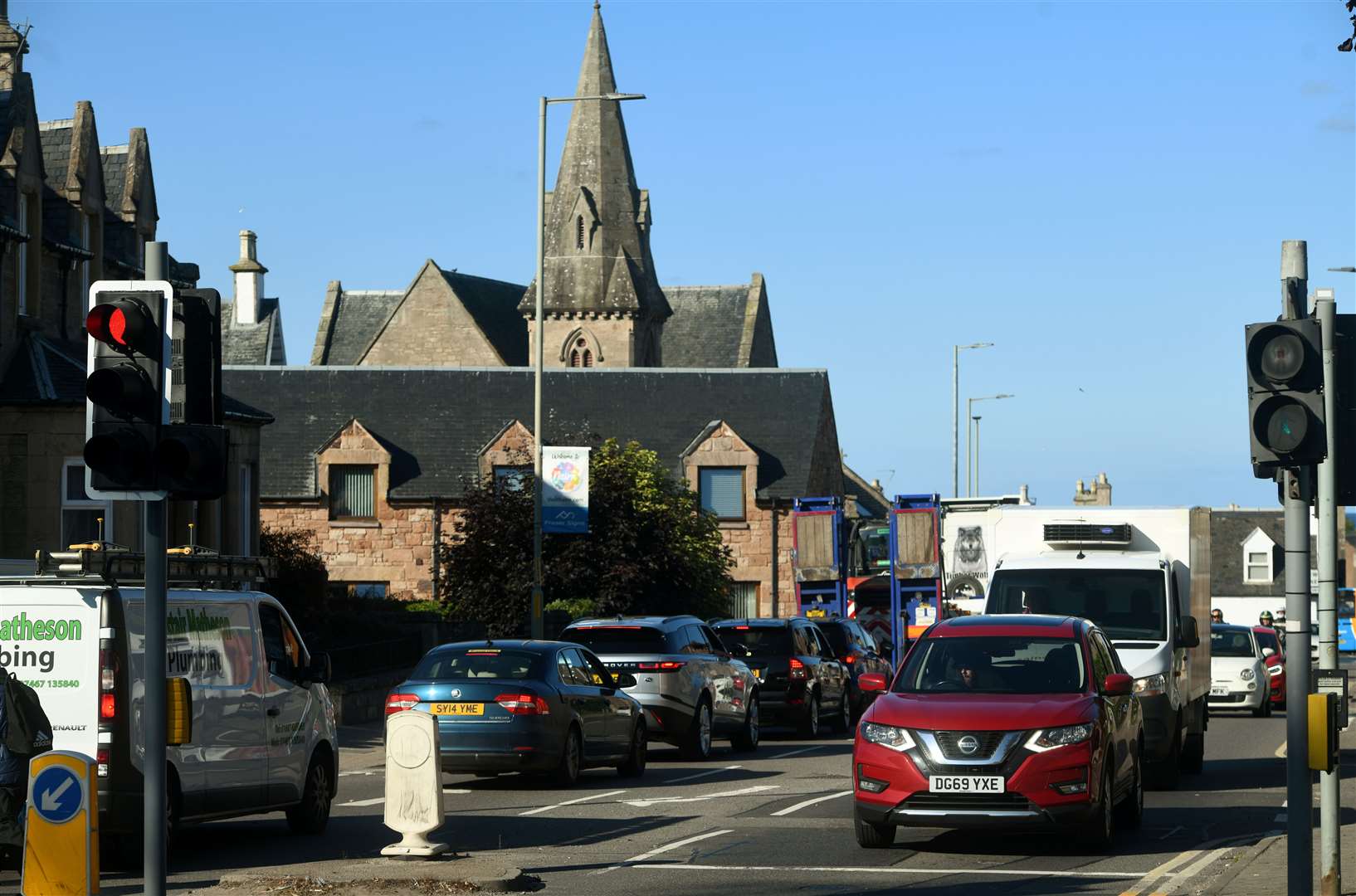The A96 takes traffic through Nairn. Picture: James Mackenzie