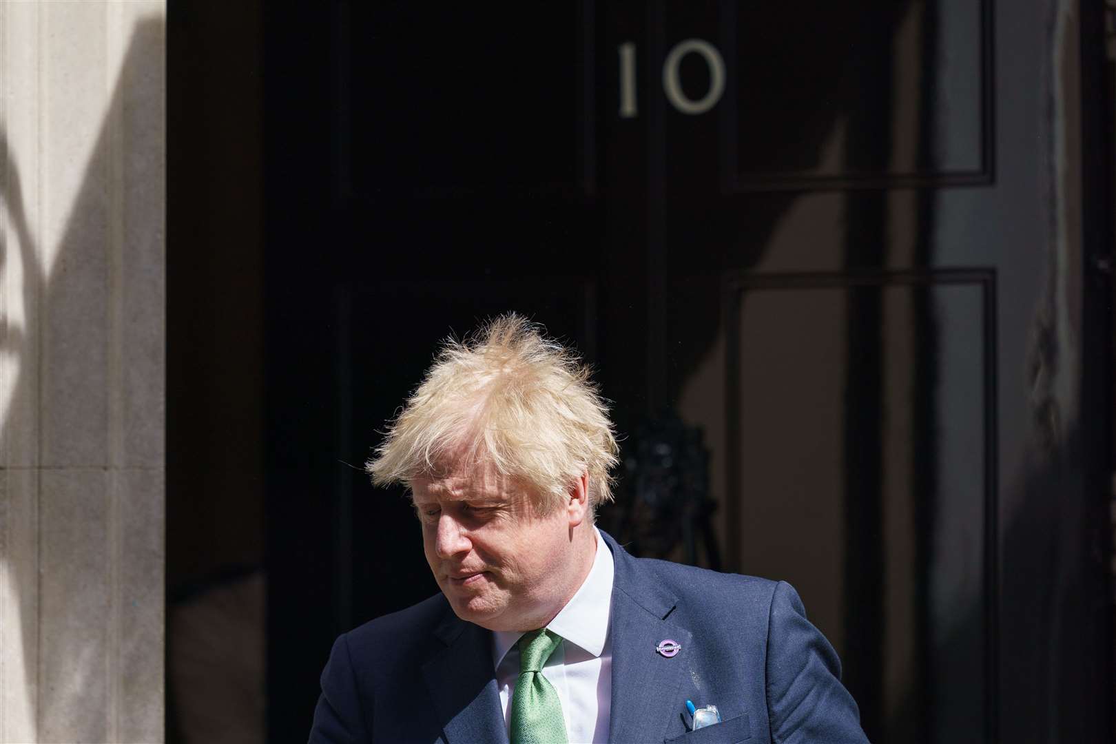 Prime Minister Boris Johnson is seen leaving Downing Street (Dominic Lipinski/PA)