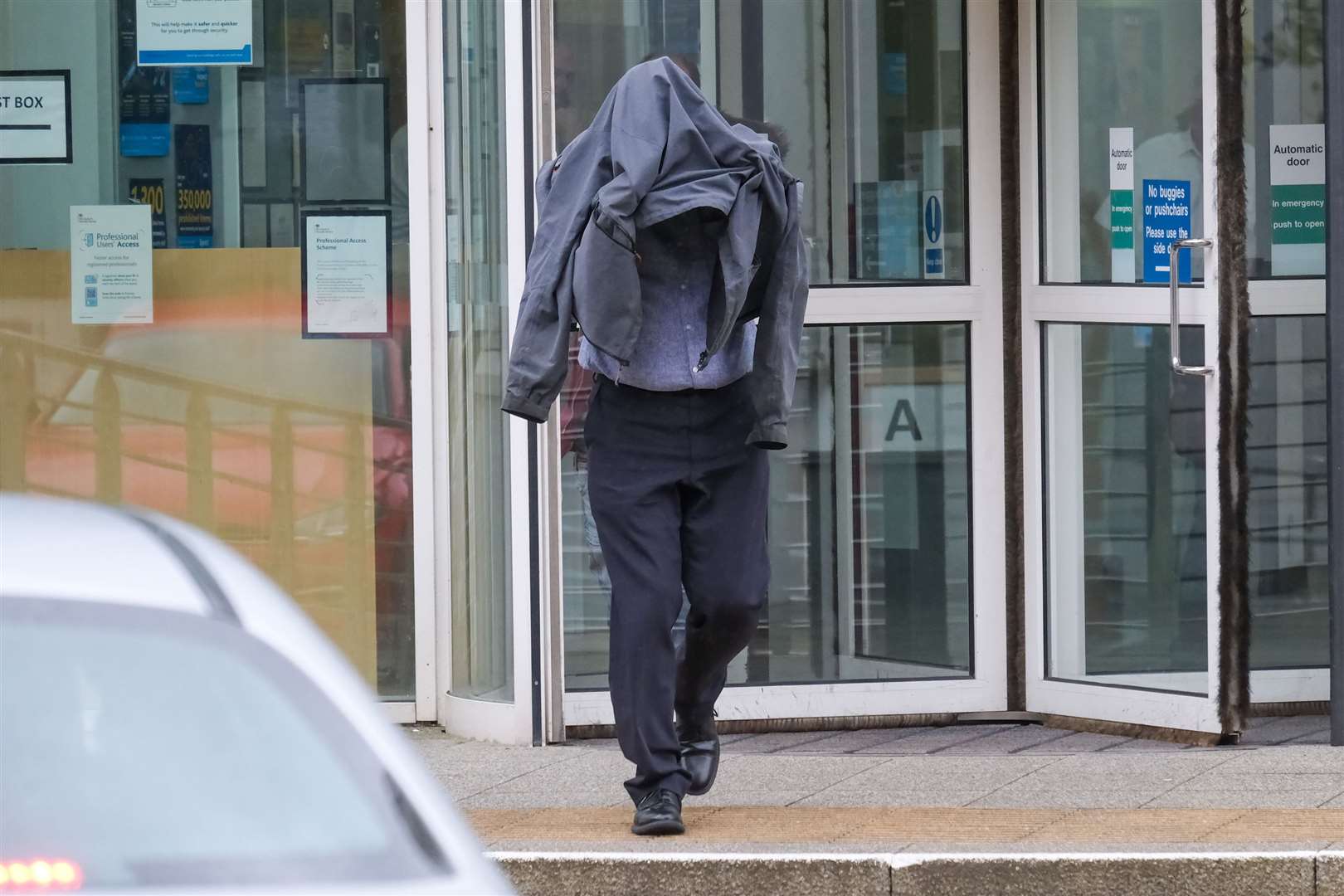 Timothy Schofield leaving Exeter Crown Court in March (Matt Keeble/PA)