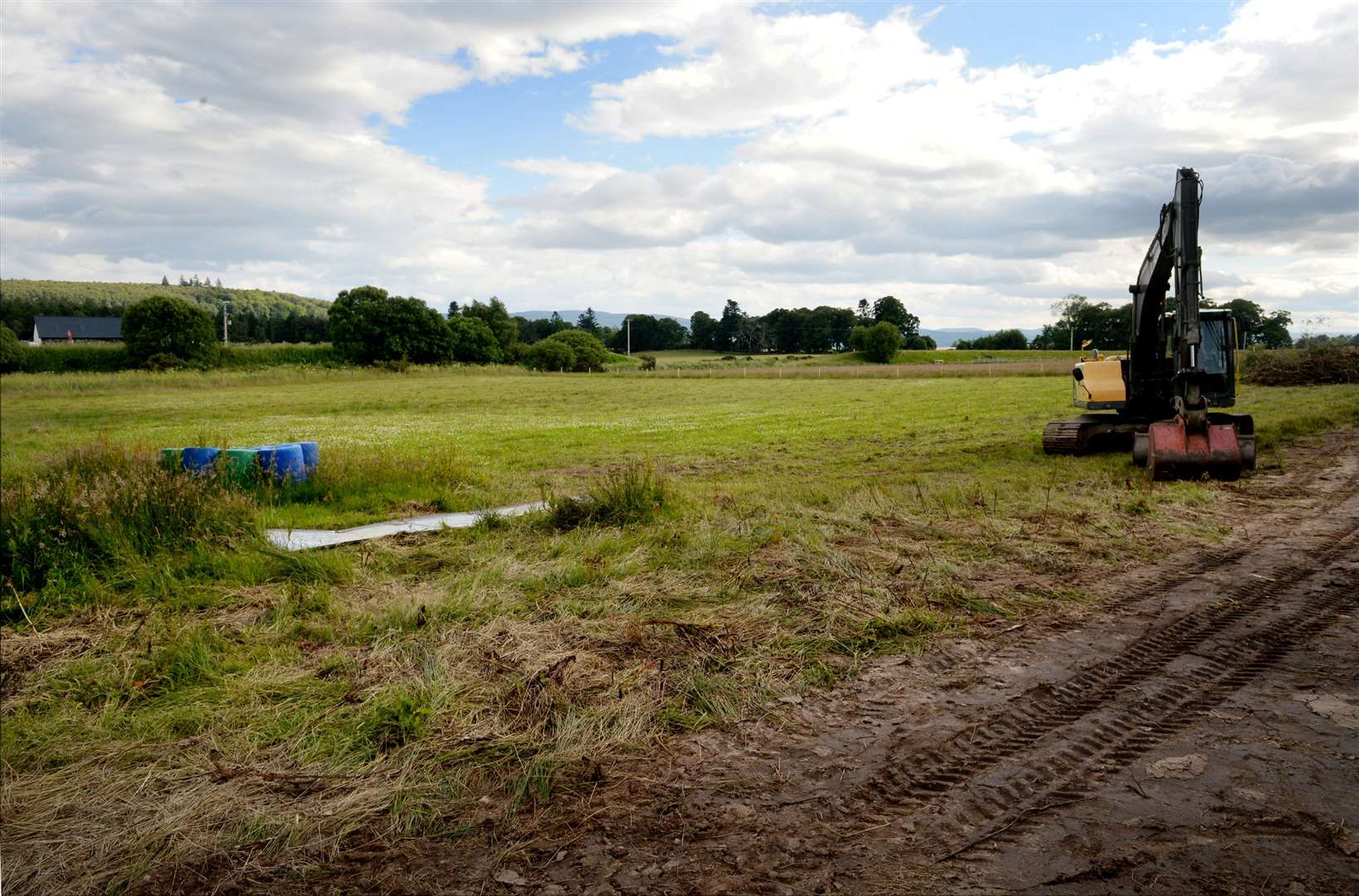 The field where the music festival is to be held. Picture: James Mackenzie