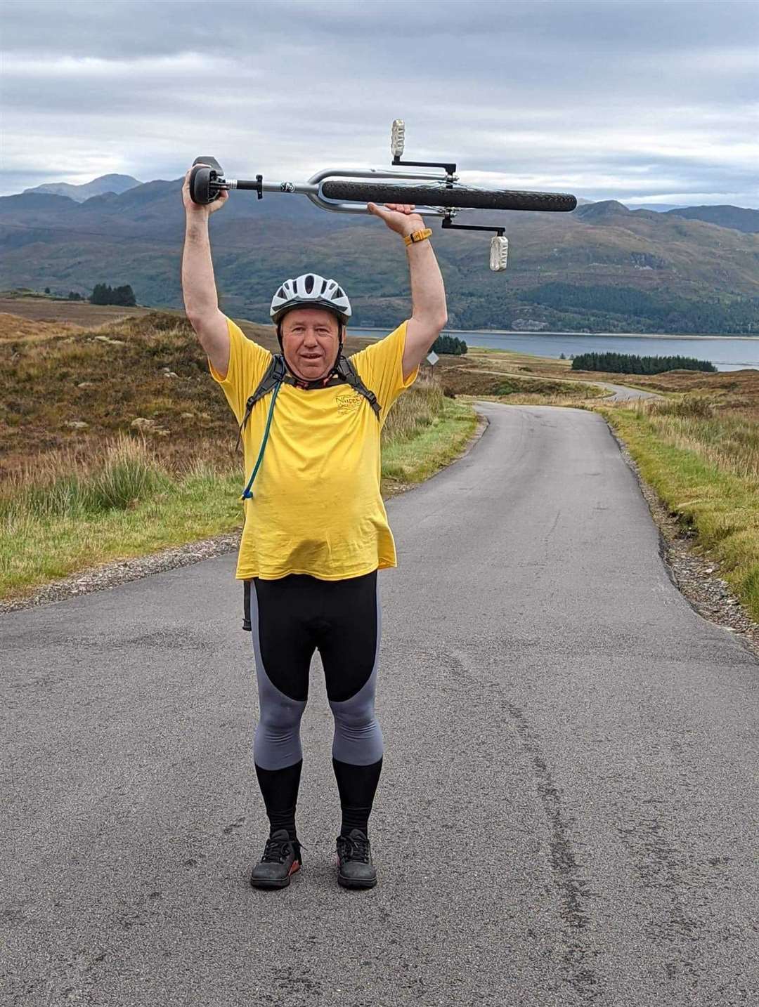 Bruce Rose during his NC500 epic.