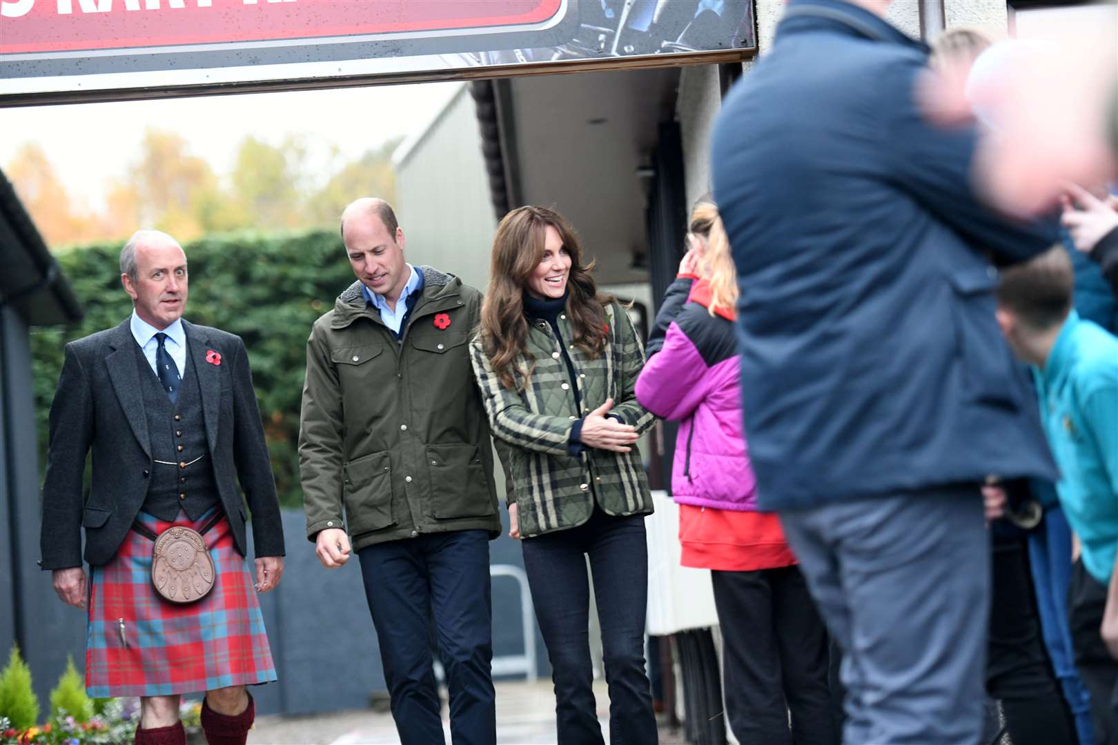 The Duke and Duchess of Rothesay, William and Kate, visited Inverness Kart Raceway as part of their first official visit to the Highland capital. Picture: Callum Mackay