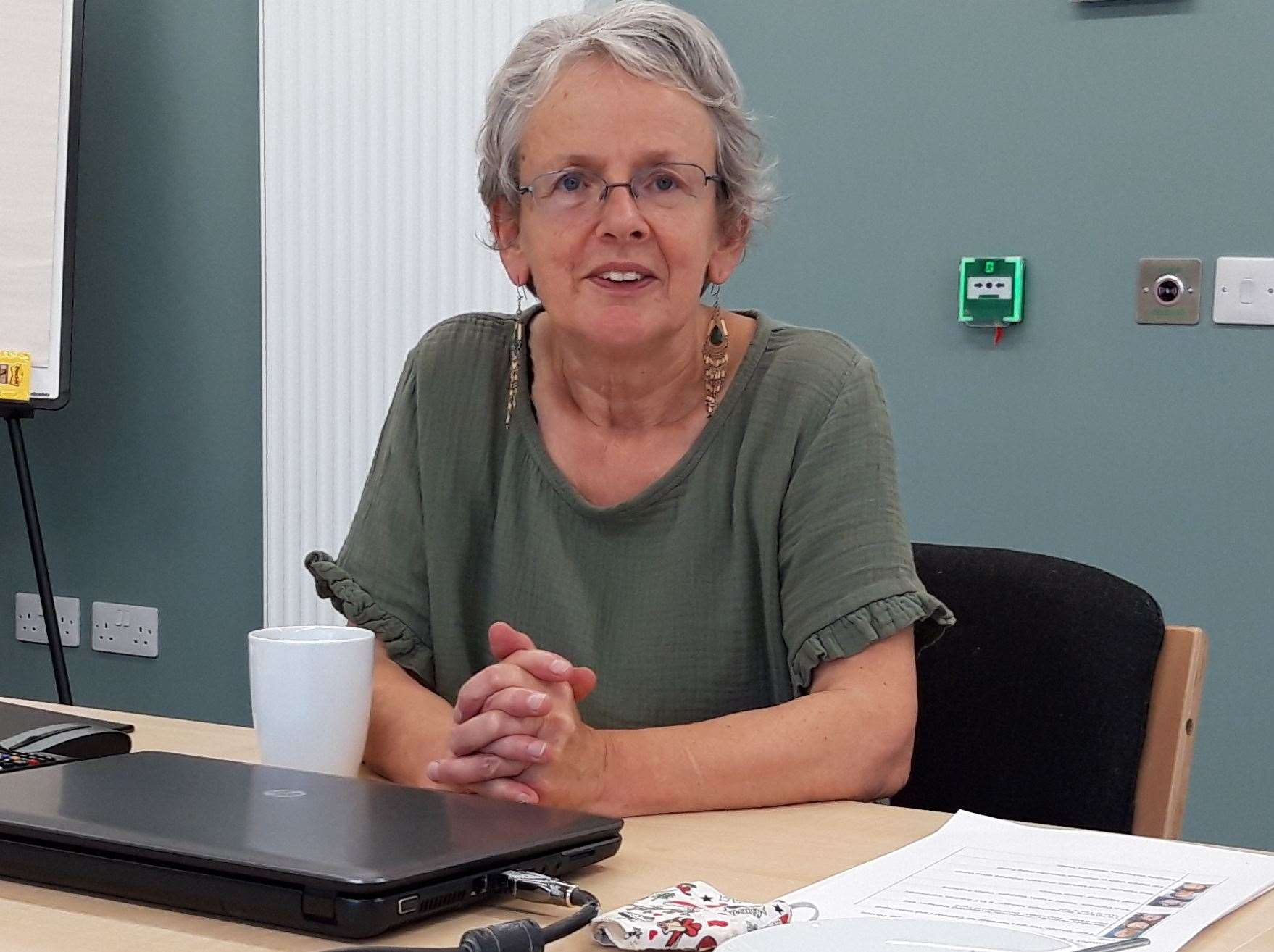 Joan Bishop leads Dornoch Area Community Interest Company (DACIC).