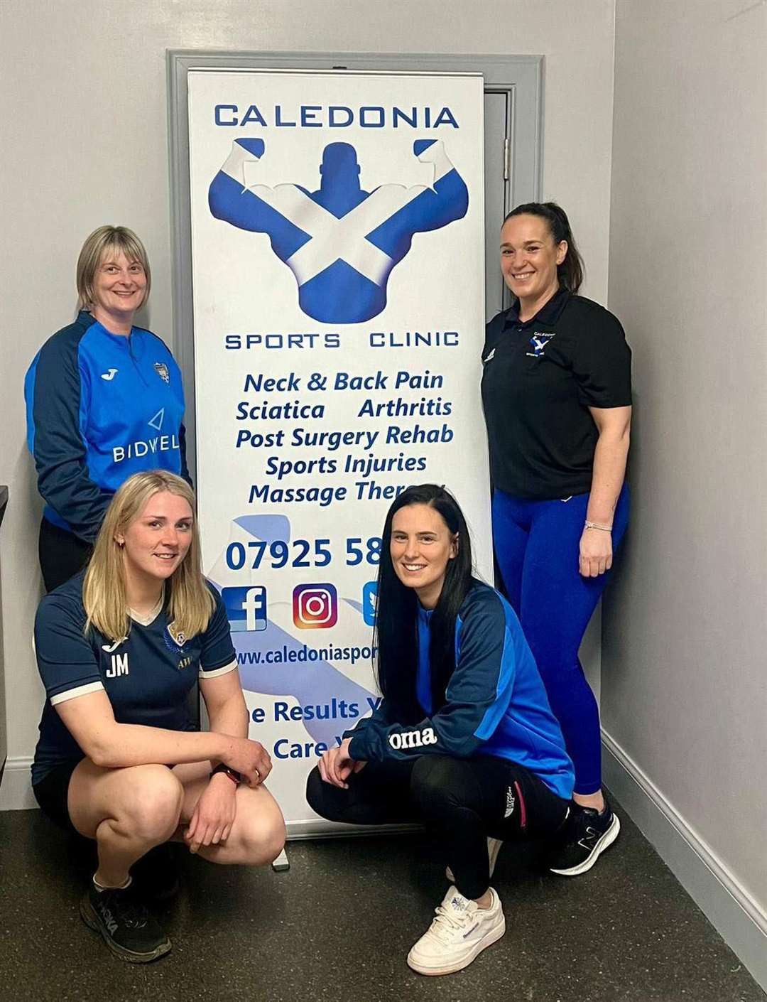 Sutherland Women's Football Club has established a link with Caledonia Sports Clinic for season-long treatment at their Invergordon base.