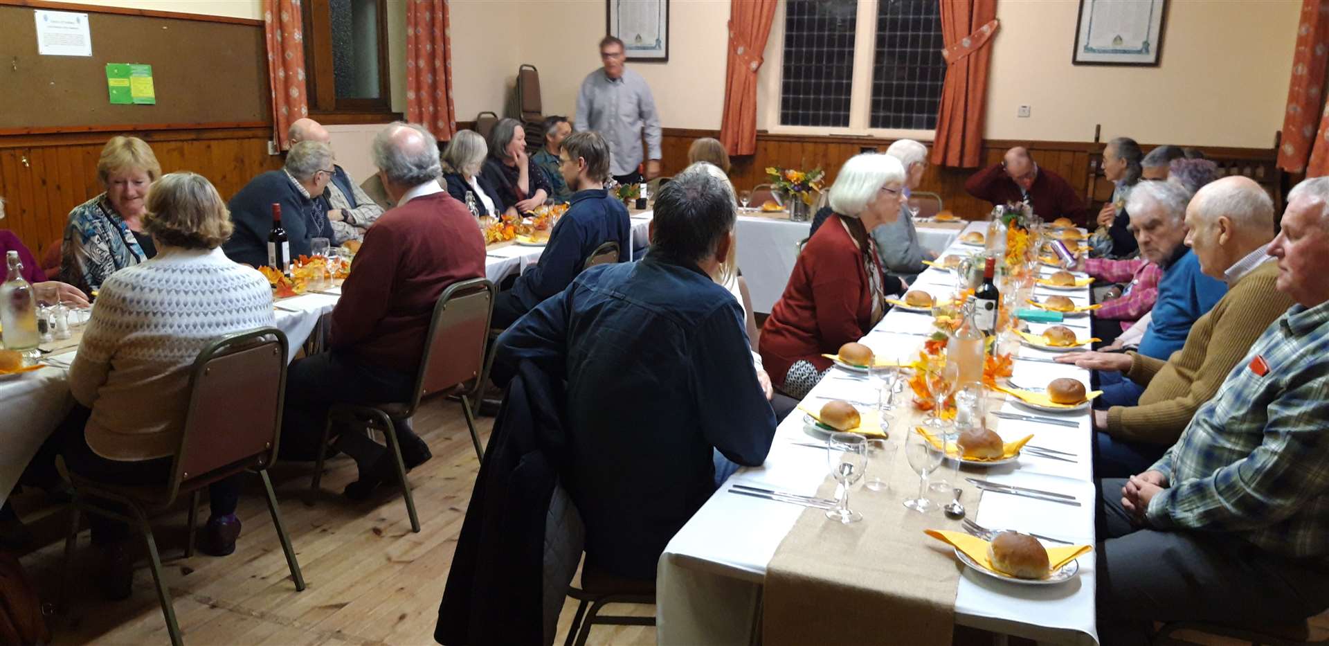 The 40th anniversary dinner was held at the Church of Scotland Hall in Brora.