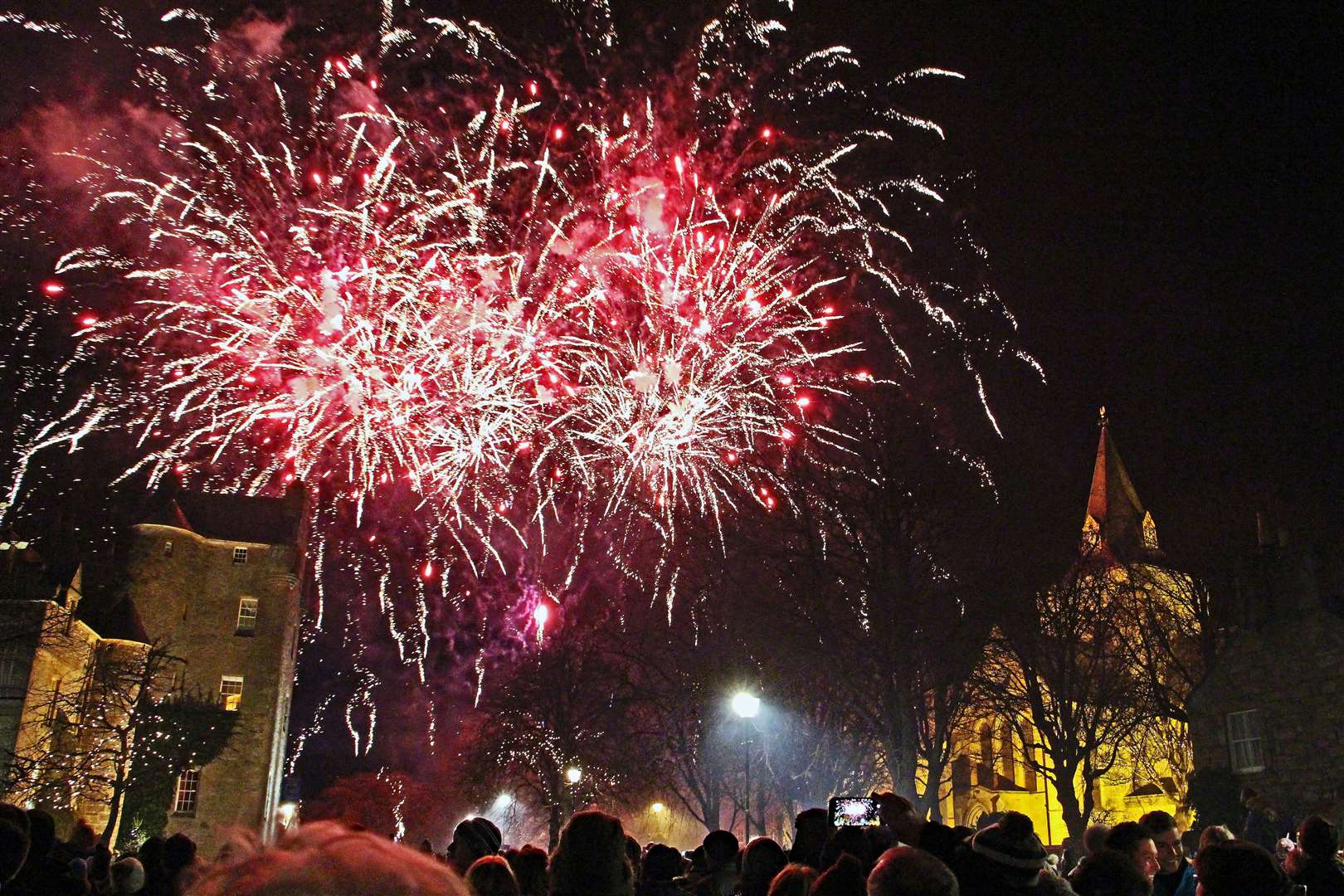 Dornoch's popular Hogmanay street party attracts revellers from far afield.