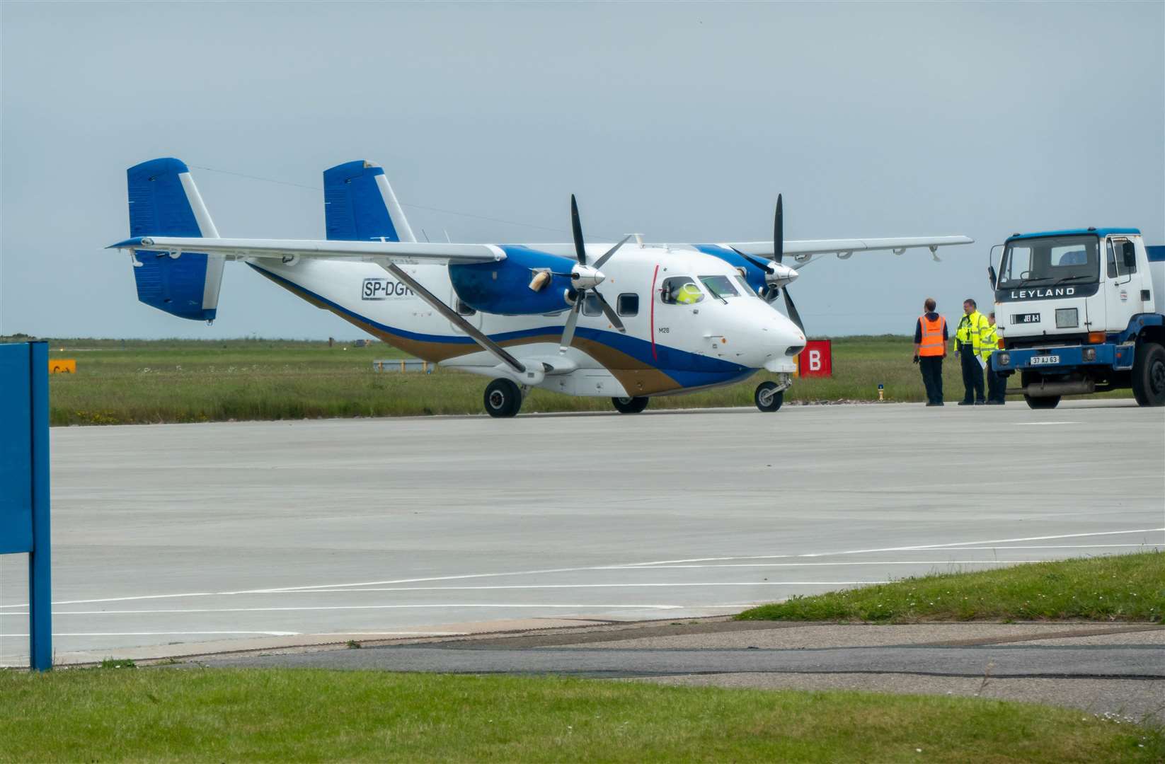 Scheduled flights from Wick John O'Groats Airport have stopped but other aircraft have continued to use the facility. Picture: Alan McGee