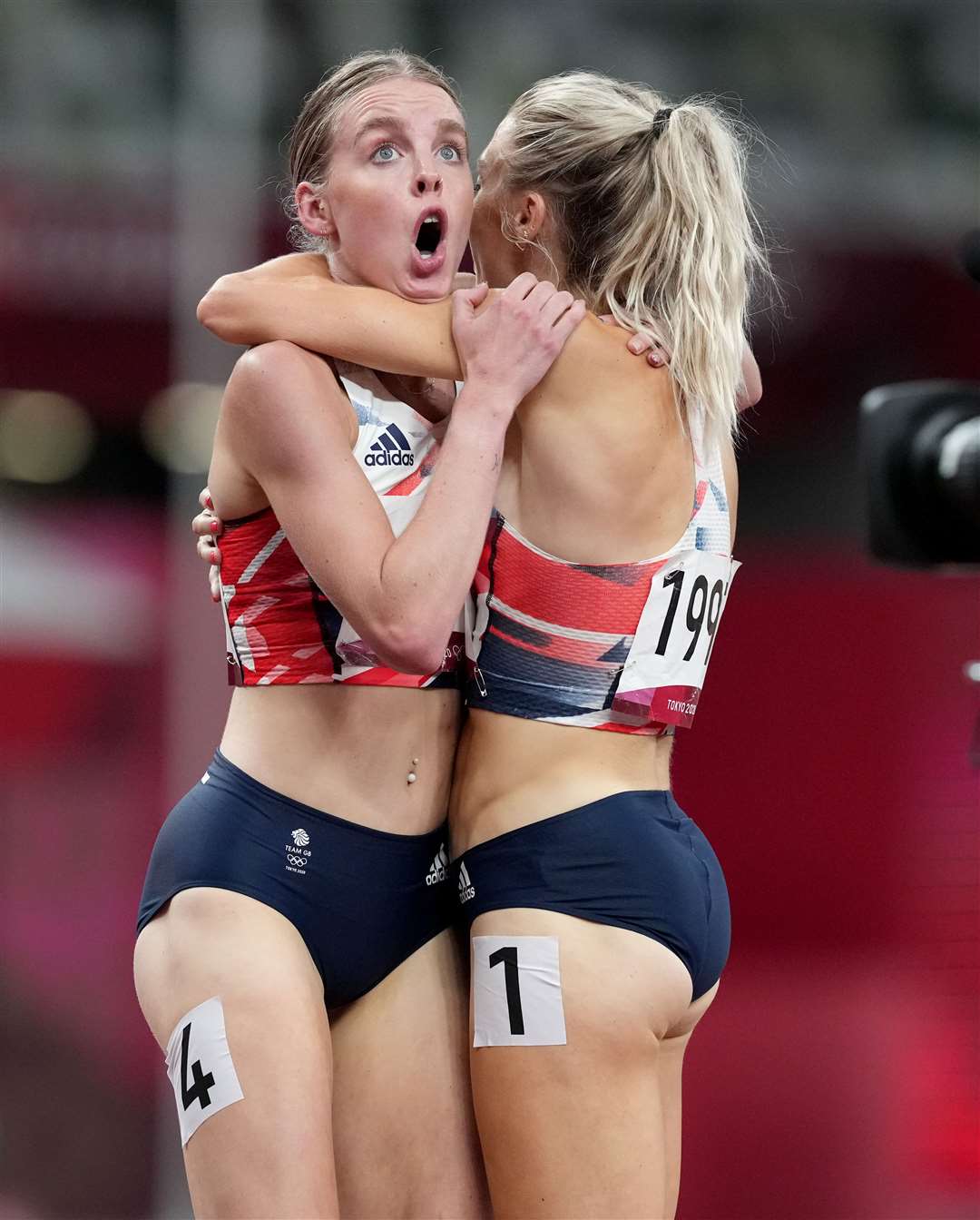 Keely Hodgkinson was stunned after coming second place in the 800 metres (Martin Rickett/PA)